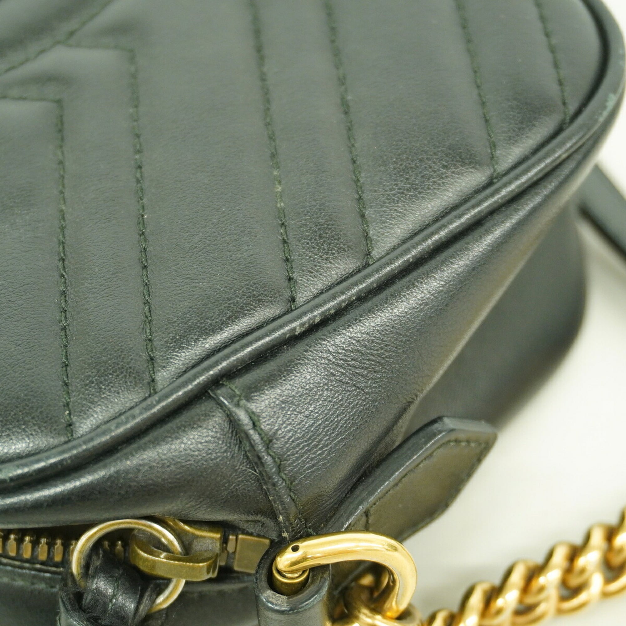 Gucci Black Leather Shoulder Bag (Pre-Owned)