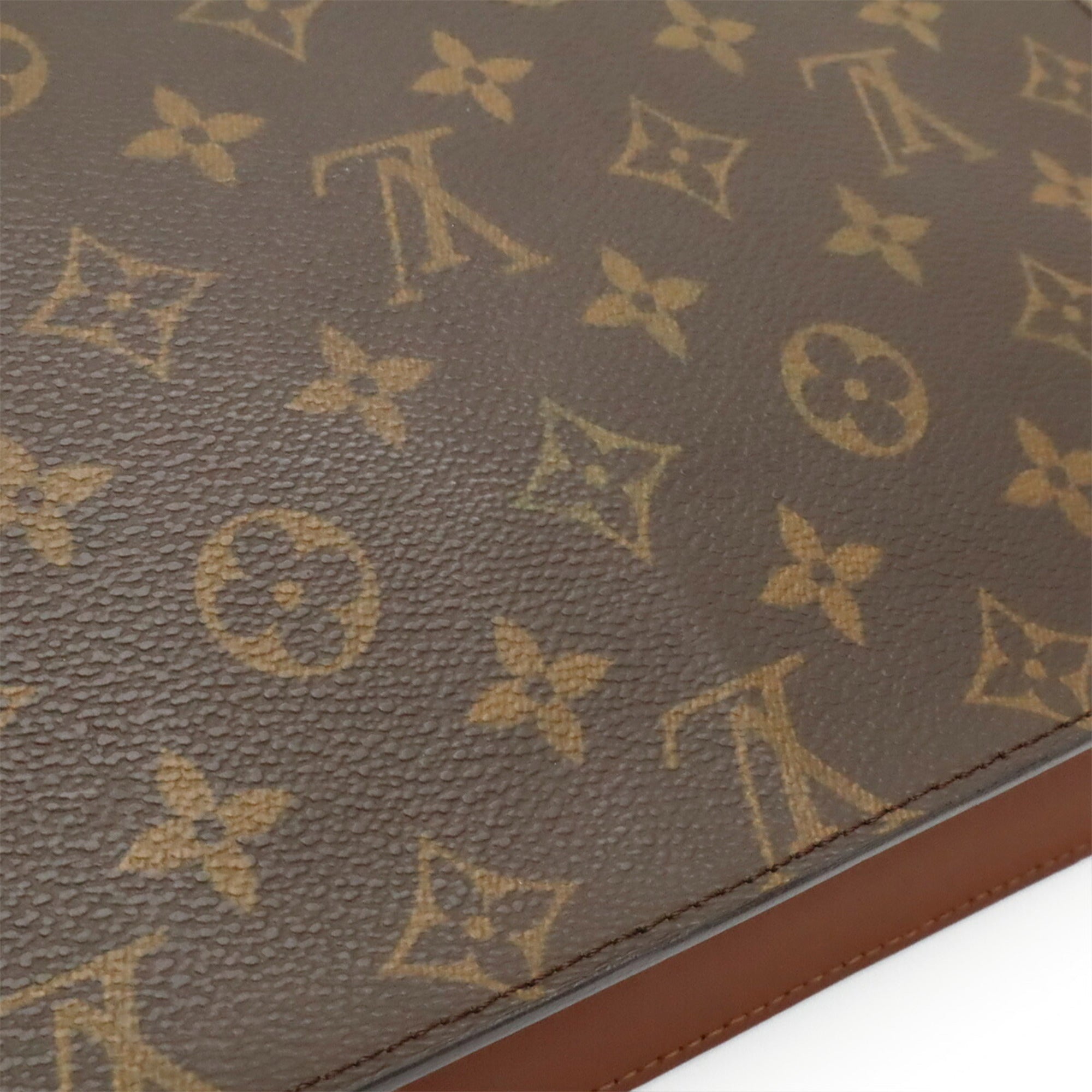 Louis Vuitton Brown Monogram Canvas Handbag Shoulder Bag (Pre-Owned)