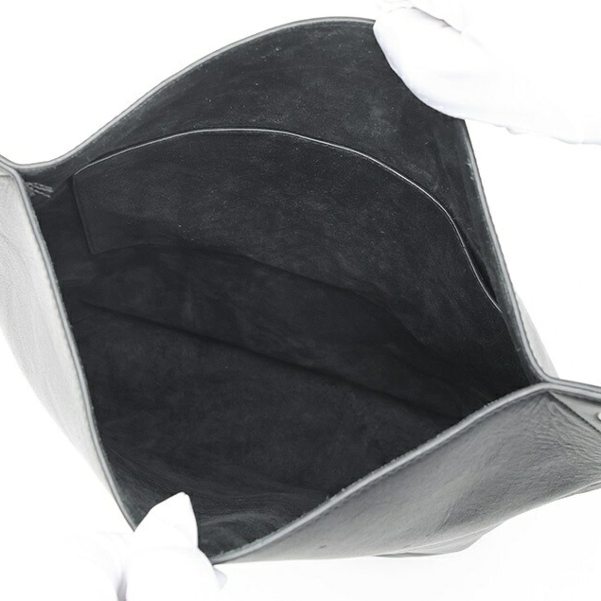 Bottega Veneta Black Leather Shoulder Bag (Pre-Owned)