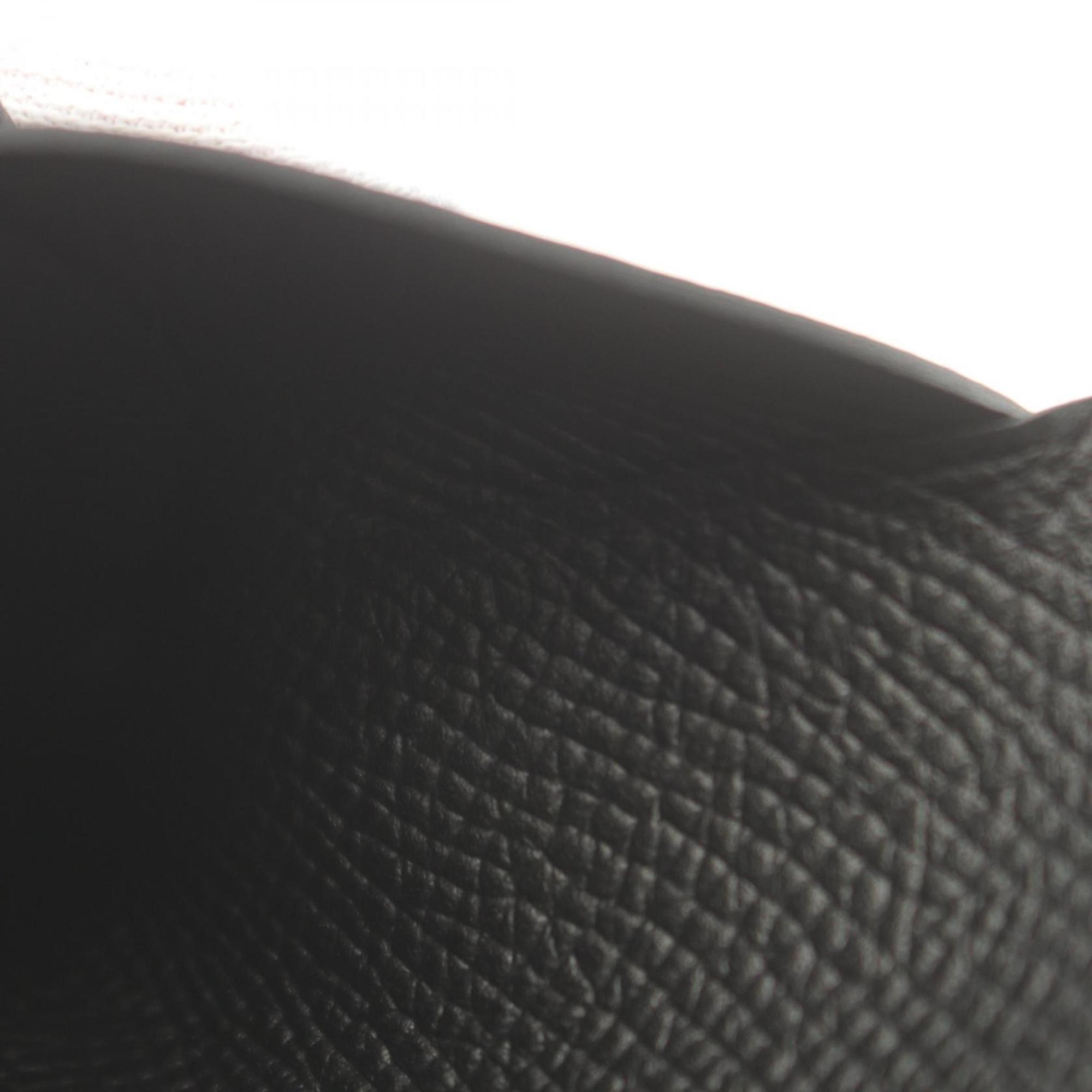 Hermes Black Epsom Leather Coin Purse/Coin Case (Pre-Owned)