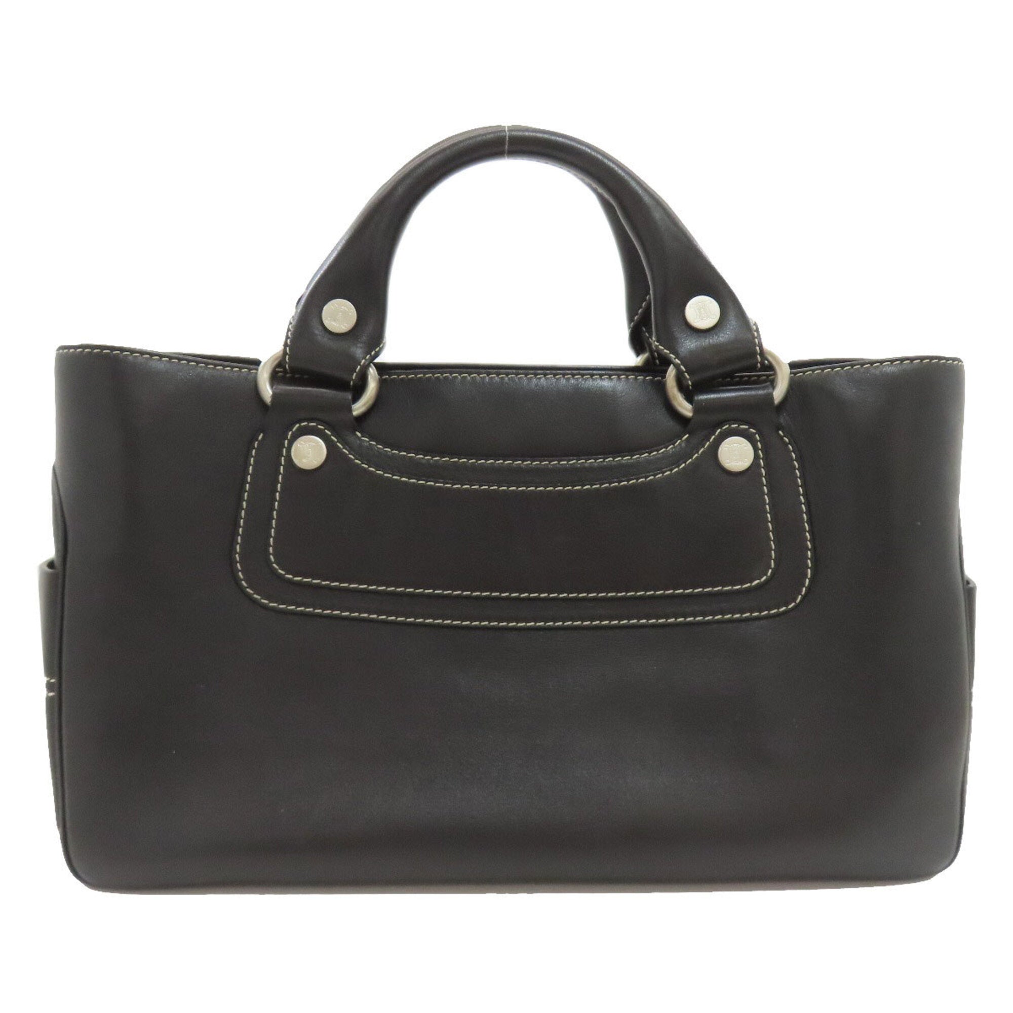Celine Black Leather Handbag (Pre-Owned)