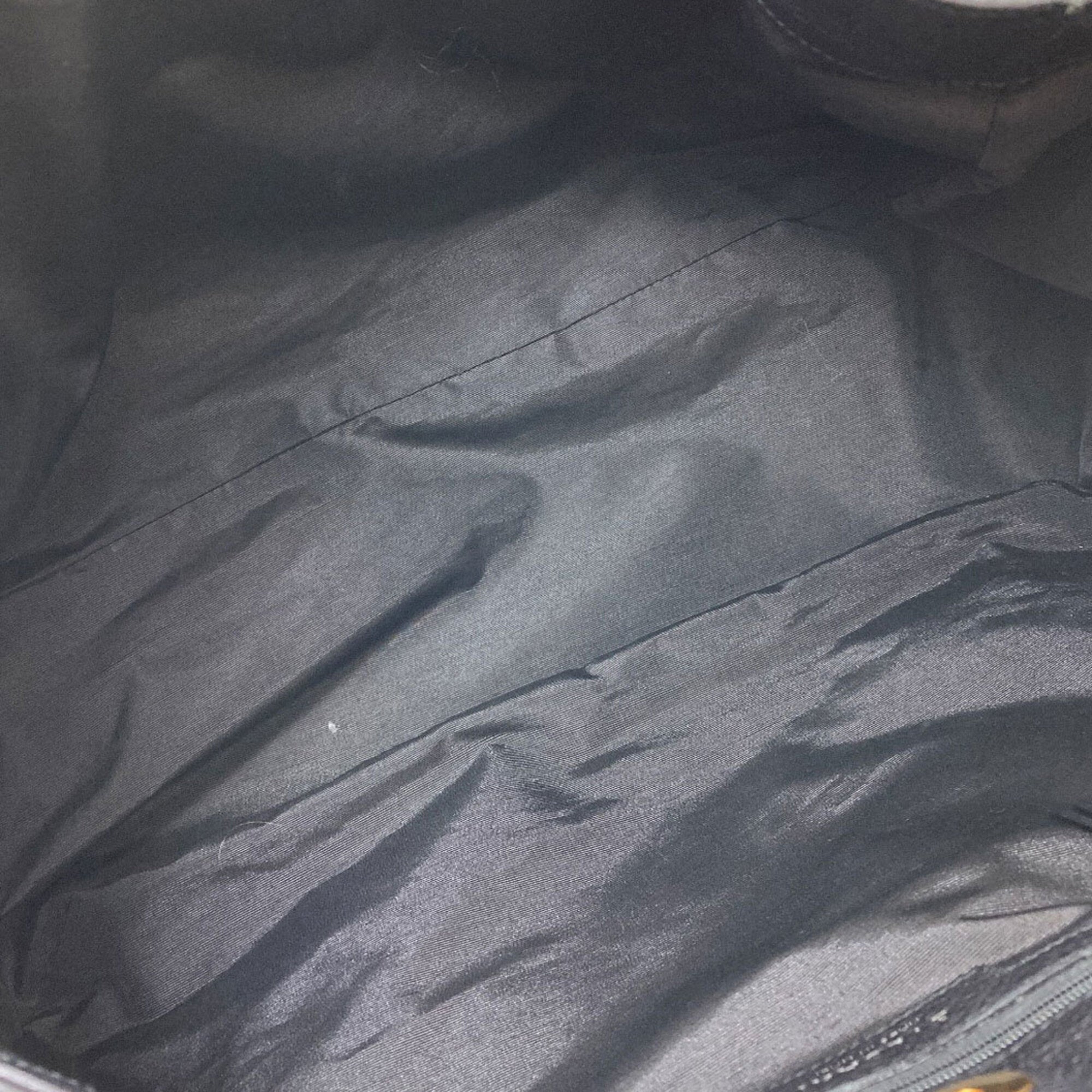 Bvlgari Black Canvas Tote Bag (Pre-Owned)
