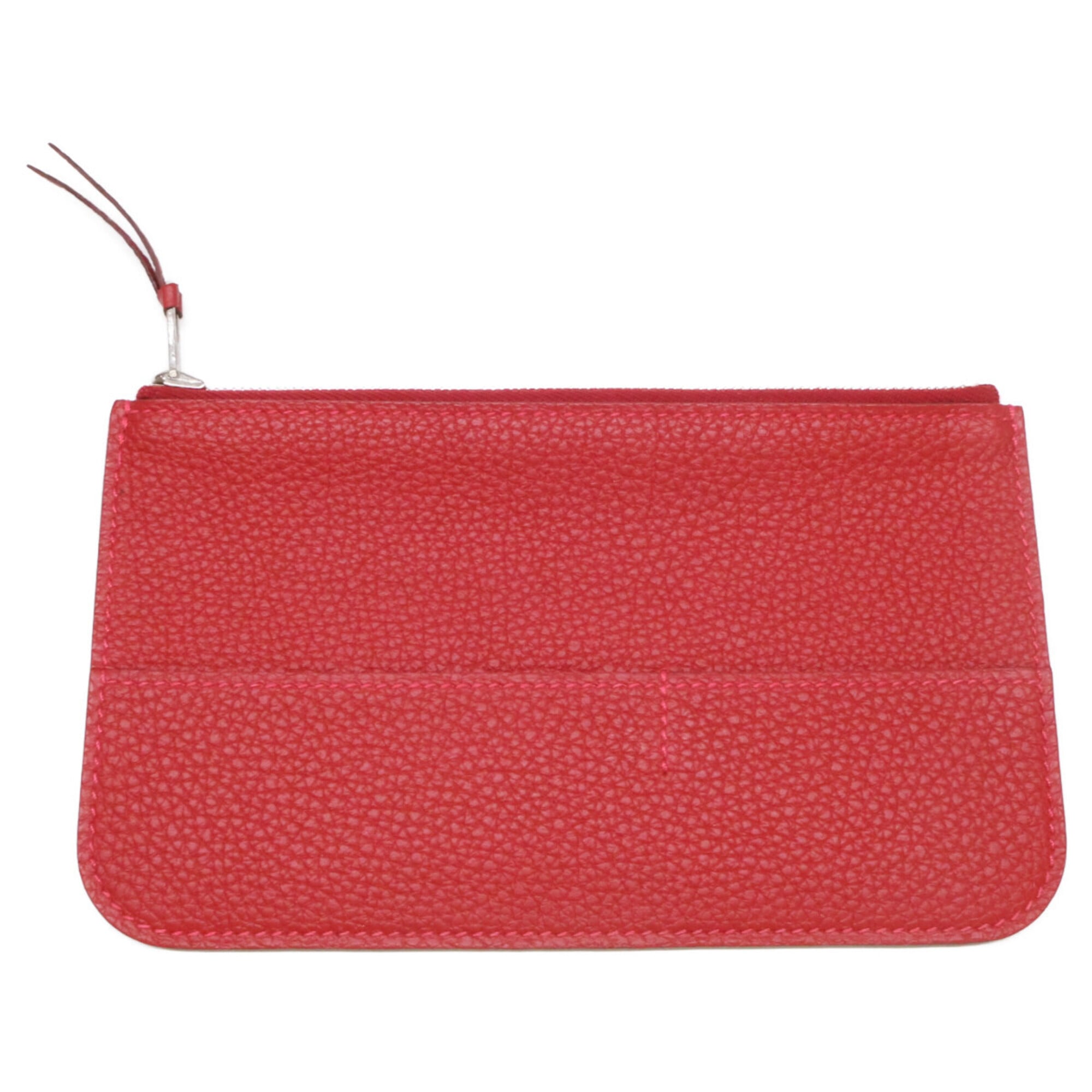 Hermes Vermilion Togo Leather Long Wallet (Bi-Fold) (Pre-Owned)