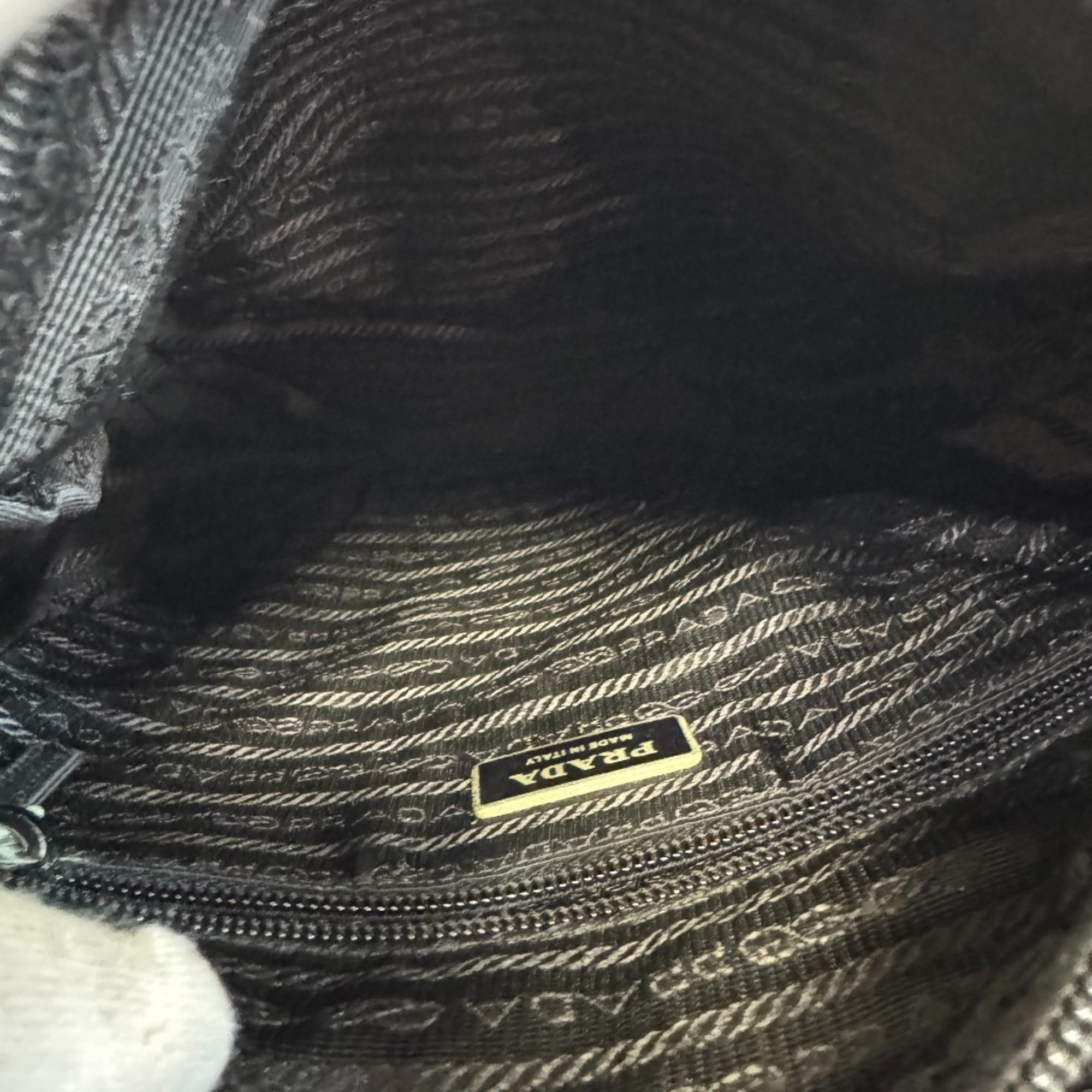 Prada Black Nylon Shoulder Bag (Pre-Owned)