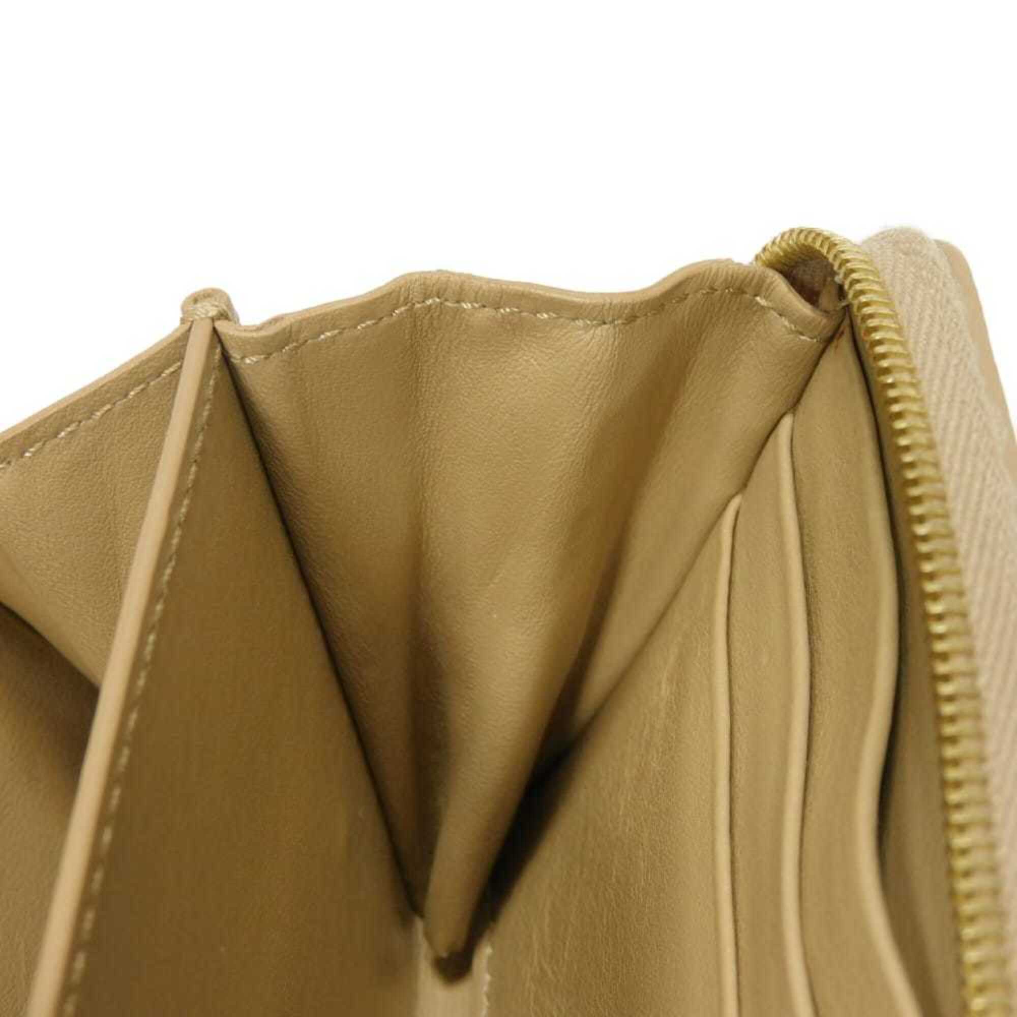 Celine Gold Metallic Gold Leather Coin Purse/Coin Case (Pre-Owned)