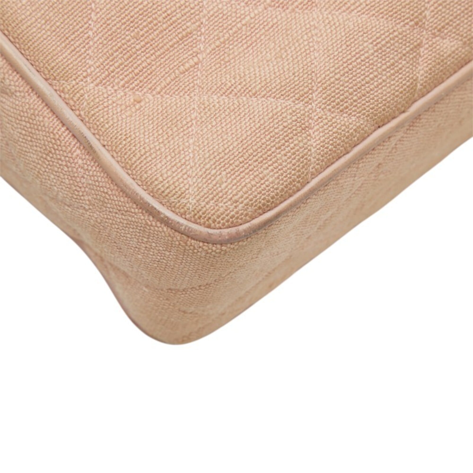Chanel Pink Grained Calfskin Leather Shoulder Bag (Pre-Owned)