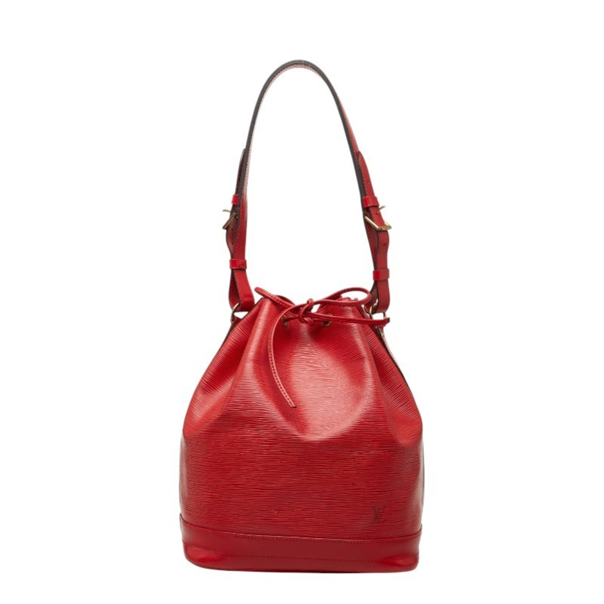 Louis Vuitton Castilian Red Leather Shoulder Bag (Pre-Owned)