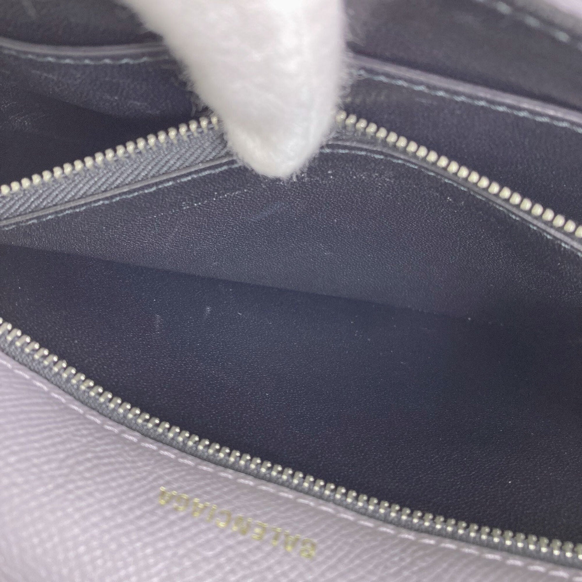 Balenciaga Gray Leather Shoulder Bag (Pre-Owned)