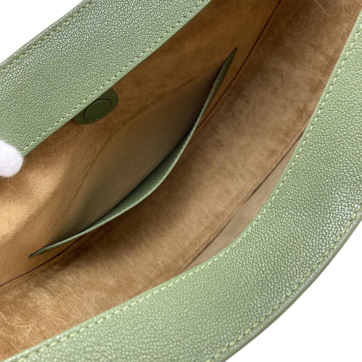 Loewe Green Leather Shoulder Bag (Pre-Owned)