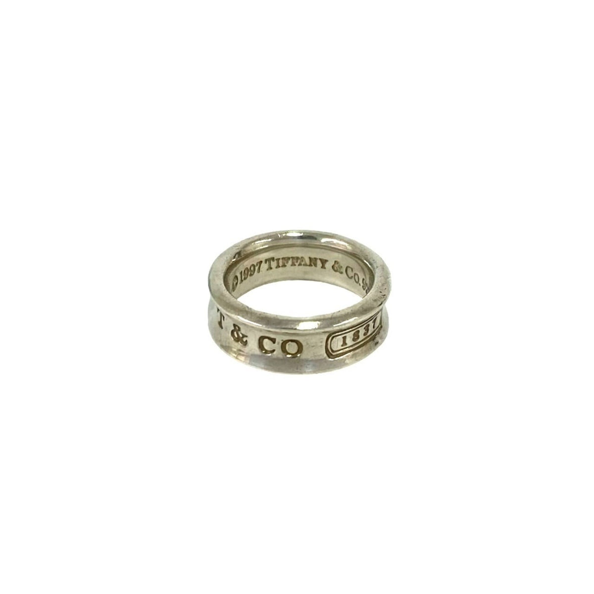 Tiffany Silver Silver 925 Band Ring (Pre-Owned)