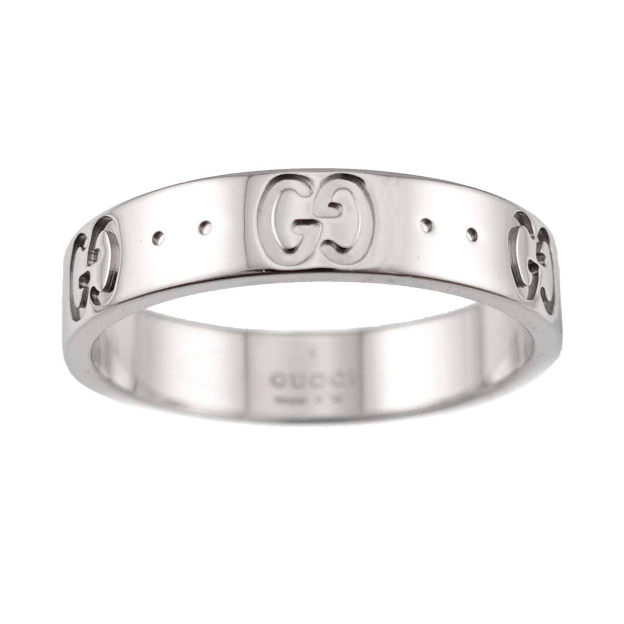 Gucci White Gold (18K) Band Ring (Pre-Owned)