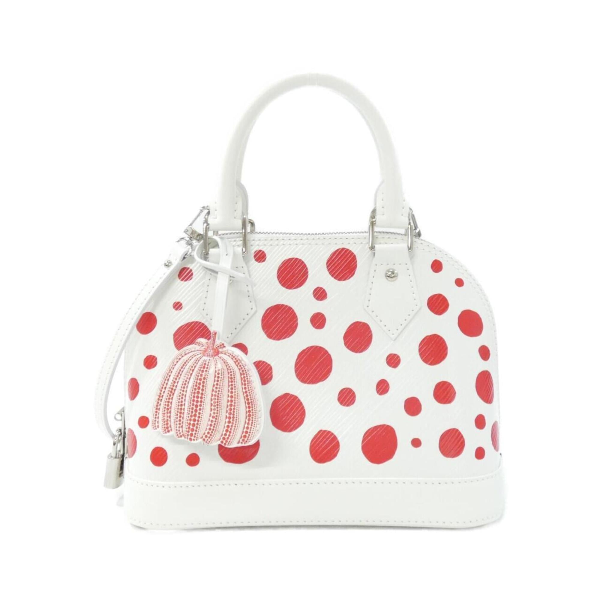 Louis Vuitton Blanc Rouge Leather Handbag (Pre-Owned)