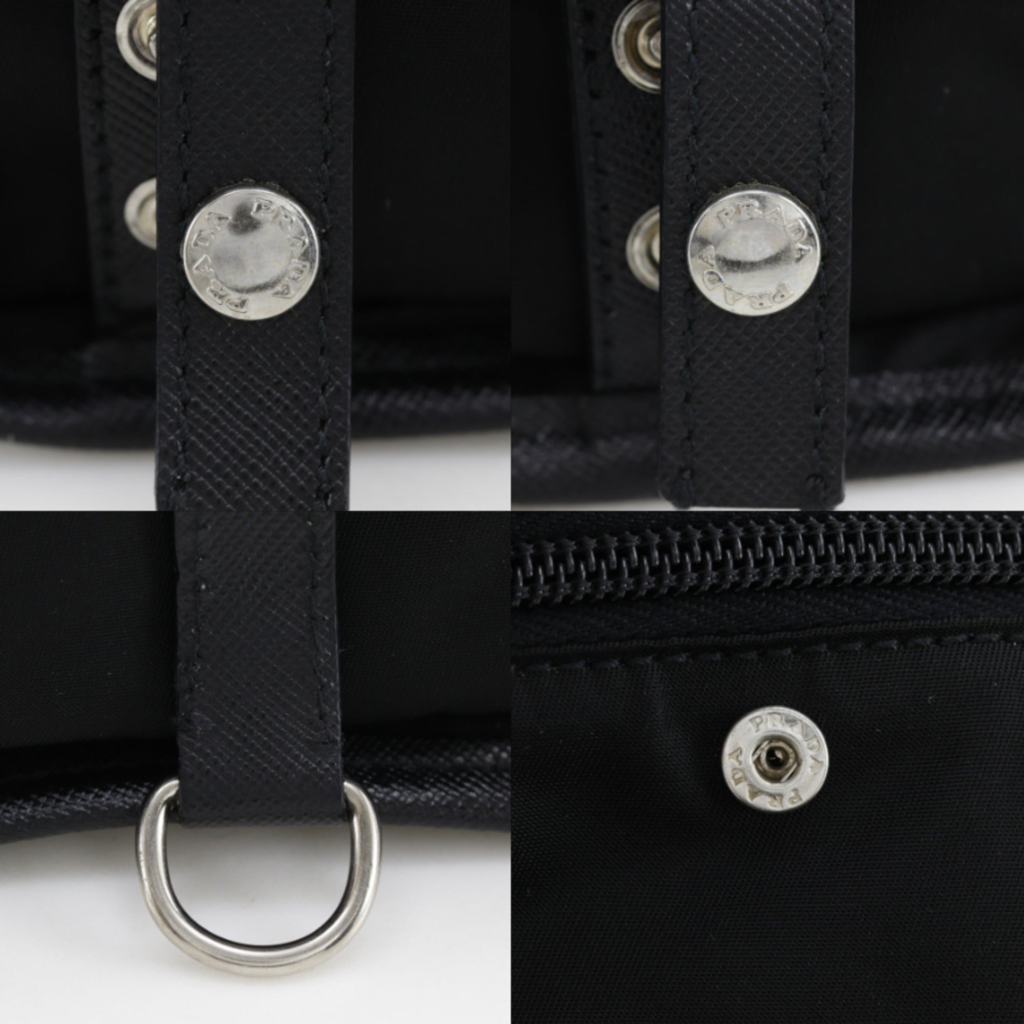 Prada Black Nero Nylon Pouch (Pre-Owned)