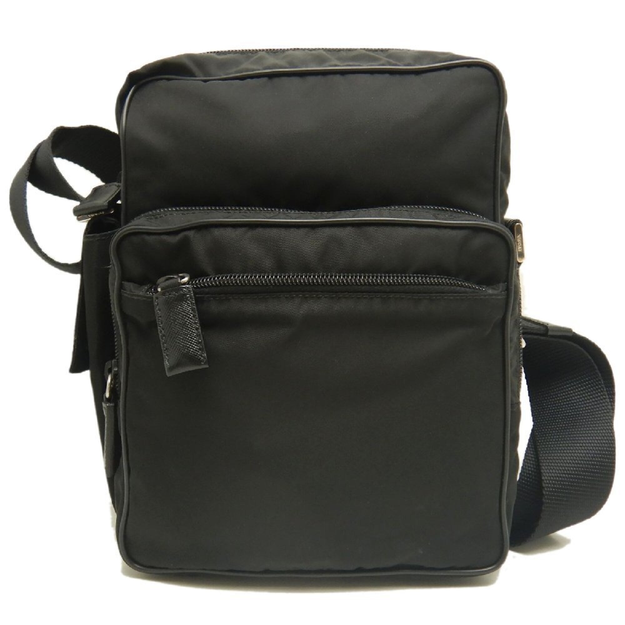 Prada Nero Nylon Shoulder Bag (Pre-Owned)