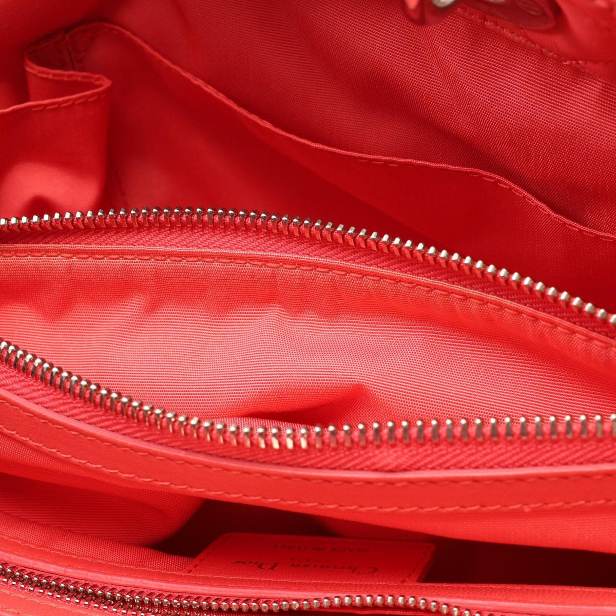 Christian Dior Pink Leather Handbag Tote Bag (Pre-Owned)