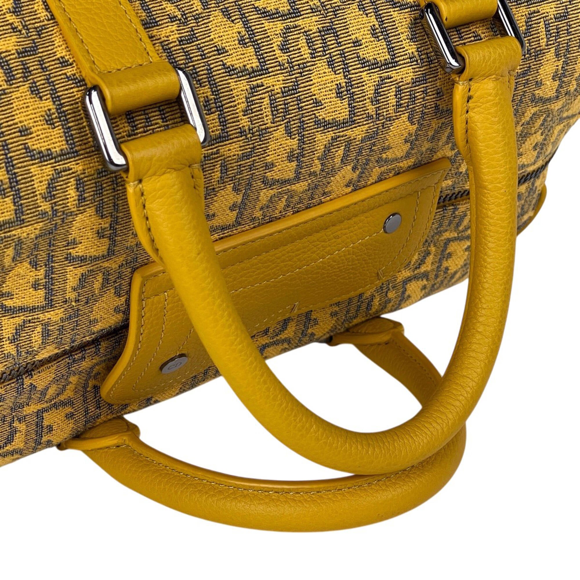 Christian Dior Yellow Trotter Leather Handbag (Pre-Owned)