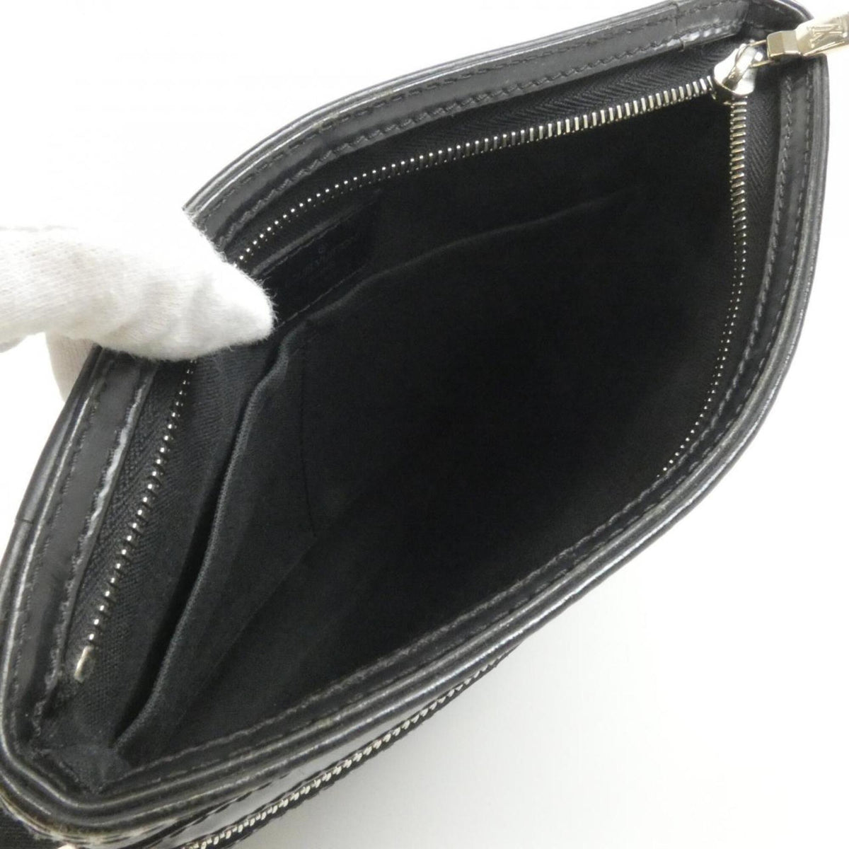 Louis Vuitton Graphite Coated Canvas Shoulder Bag (Pre-Owned)