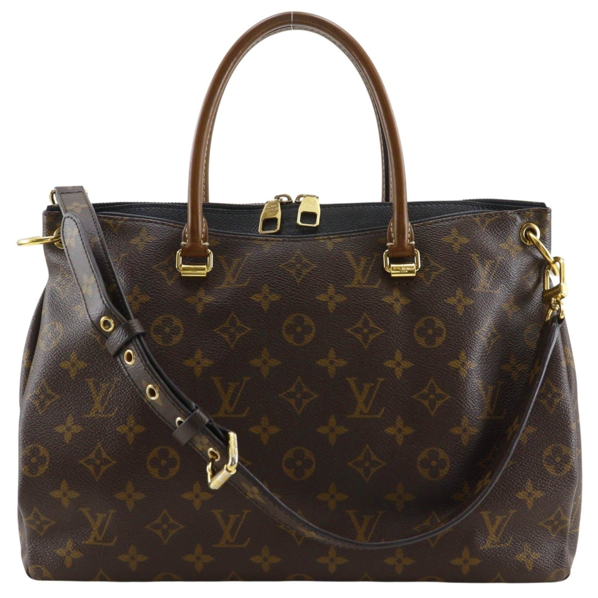 Louis Vuitton Black Brown Monogram Noir Monogram Handbag (Pre-Owned)