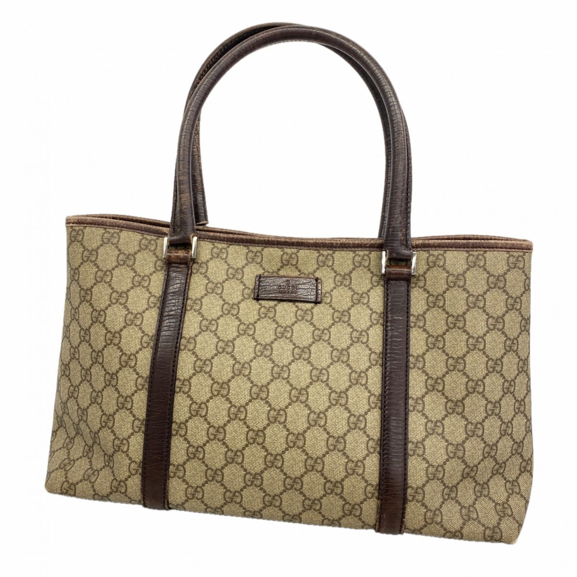 Gucci Brown Pvc Tote Bag (Pre-Owned)