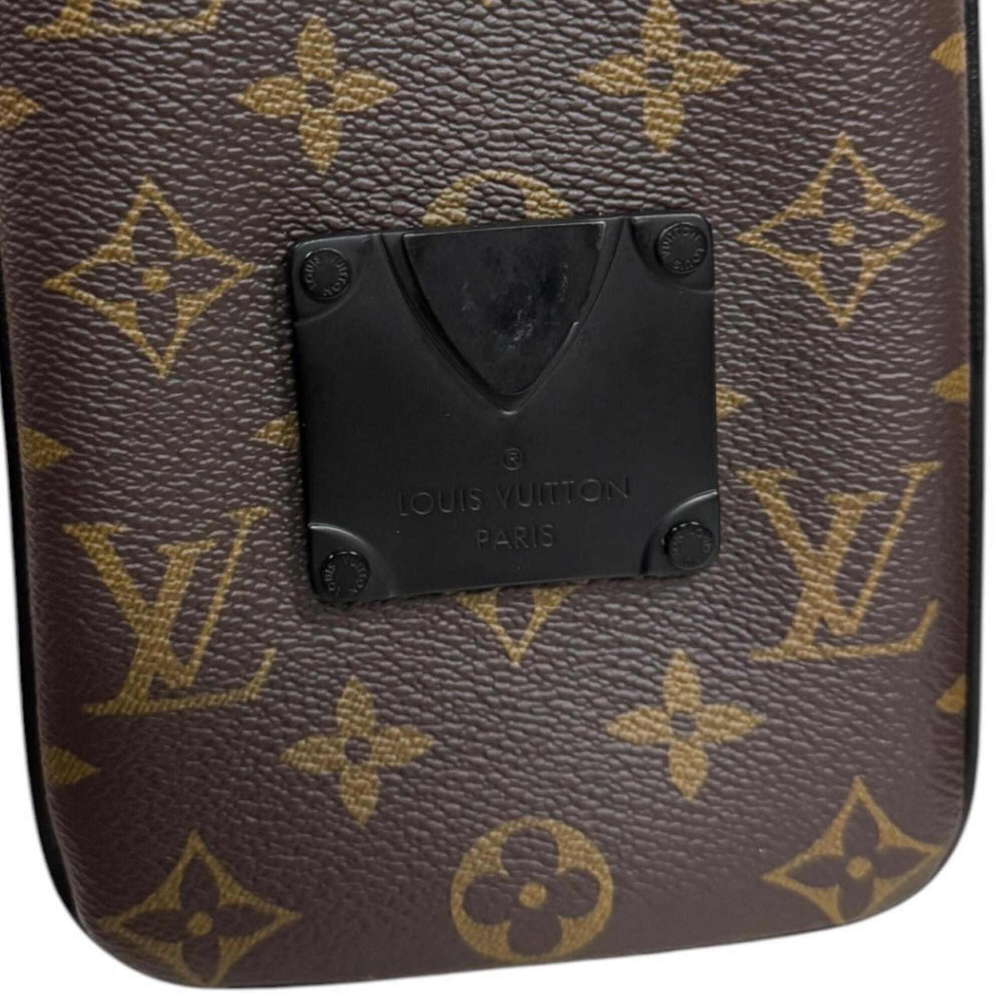 Louis Vuitton Monogram Macassar Black Brown Monogram Macassar Monogram Shoulder Bag (Pre-Owned)