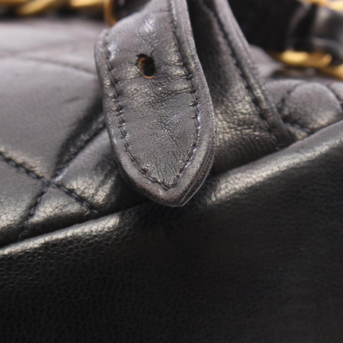 Chanel Black Leather Backpack (Pre-Owned)