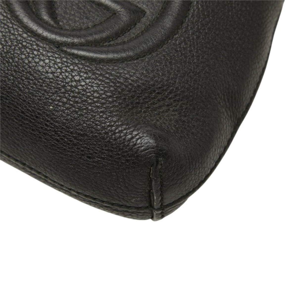 Gucci Black Leather Shoulder Bag (Pre-Owned)