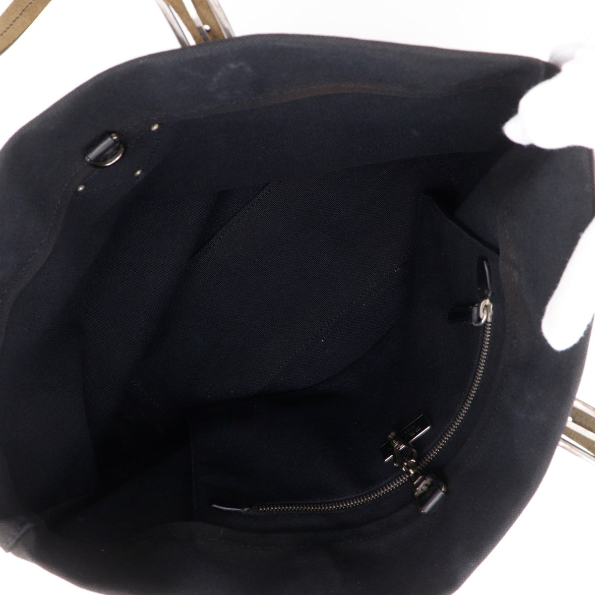 Prada Black Canvas Tote Bag (Pre-Owned)