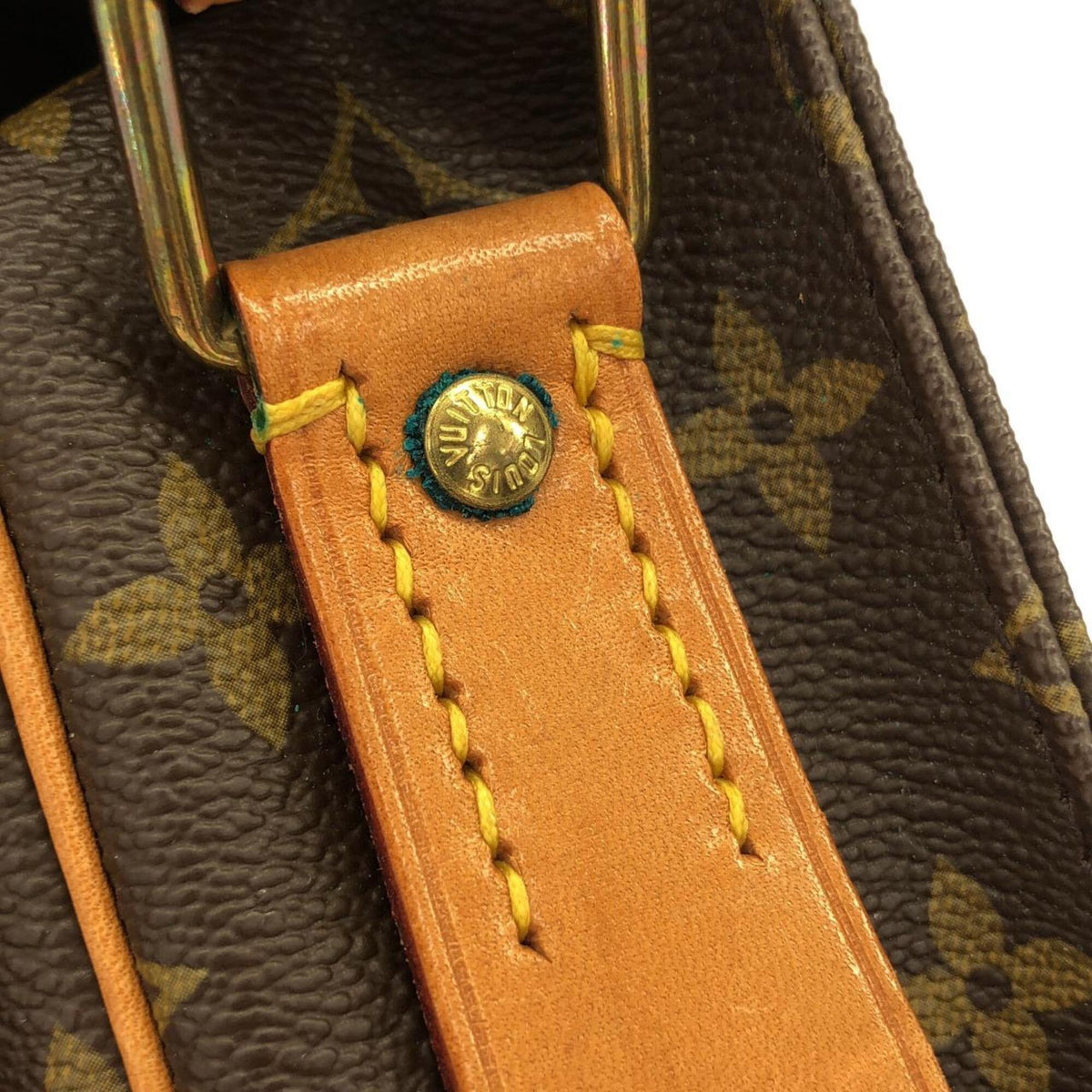 Louis Vuitton Monogram Marron Coated Canvas Shoulder Bag (Pre-Owned)