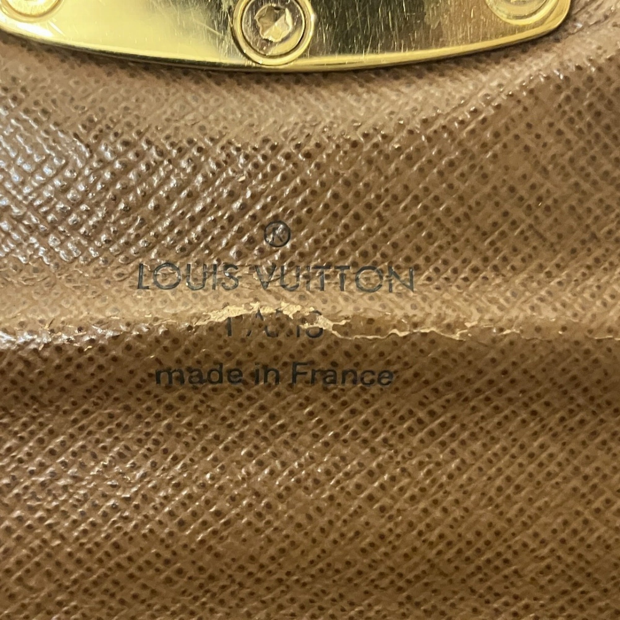 Louis Vuitton Brown Monogram Long Wallet (Tri-Fold) (Pre-Owned)