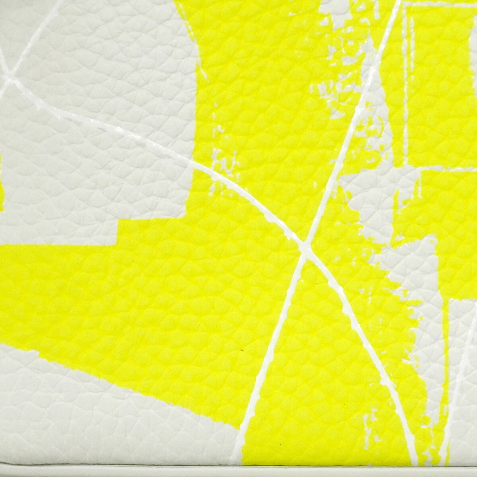 Louis Vuitton White Yellow Handbag (Pre-Owned)