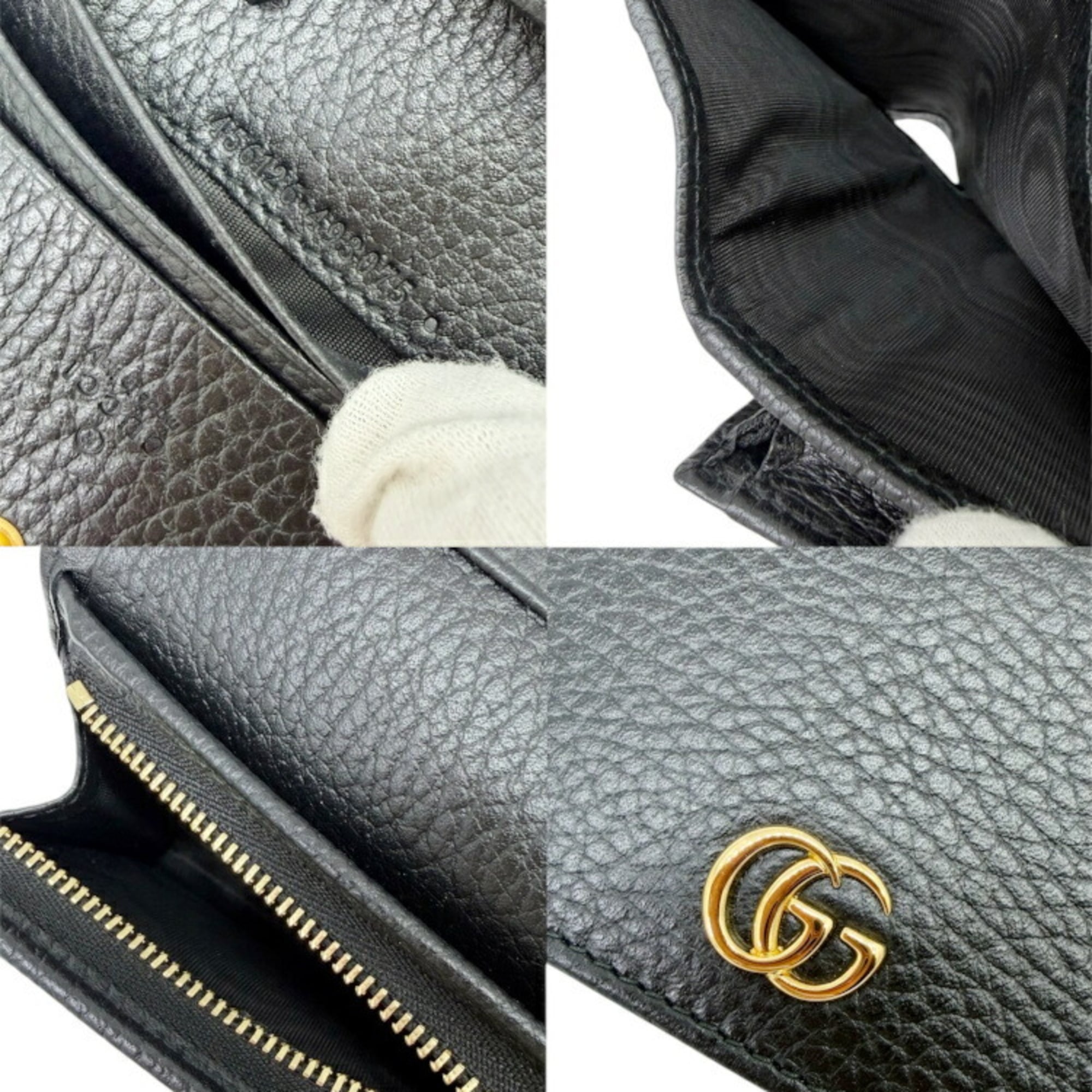 Gucci Black Leather Wallet (Bi-Fold) (Pre-Owned)