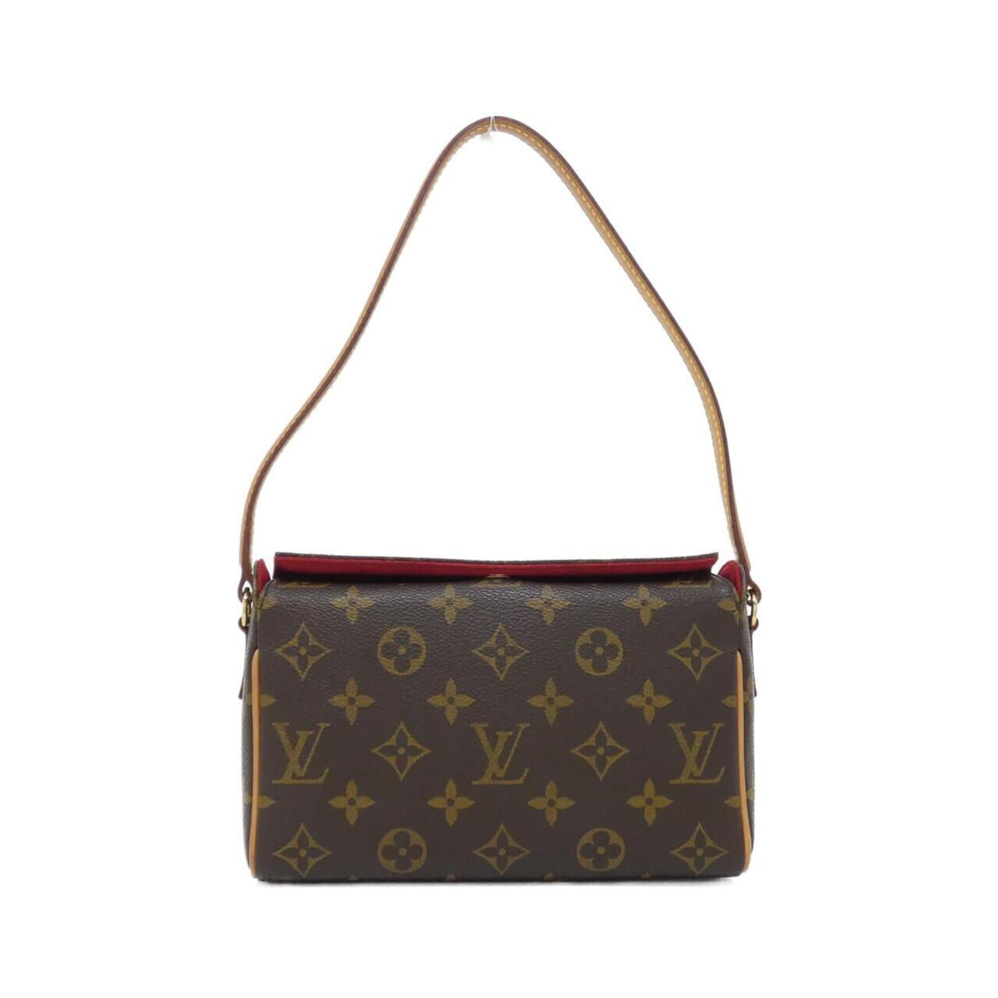 Louis Vuitton Marron Coated Canvas Handbag (Pre-Owned)