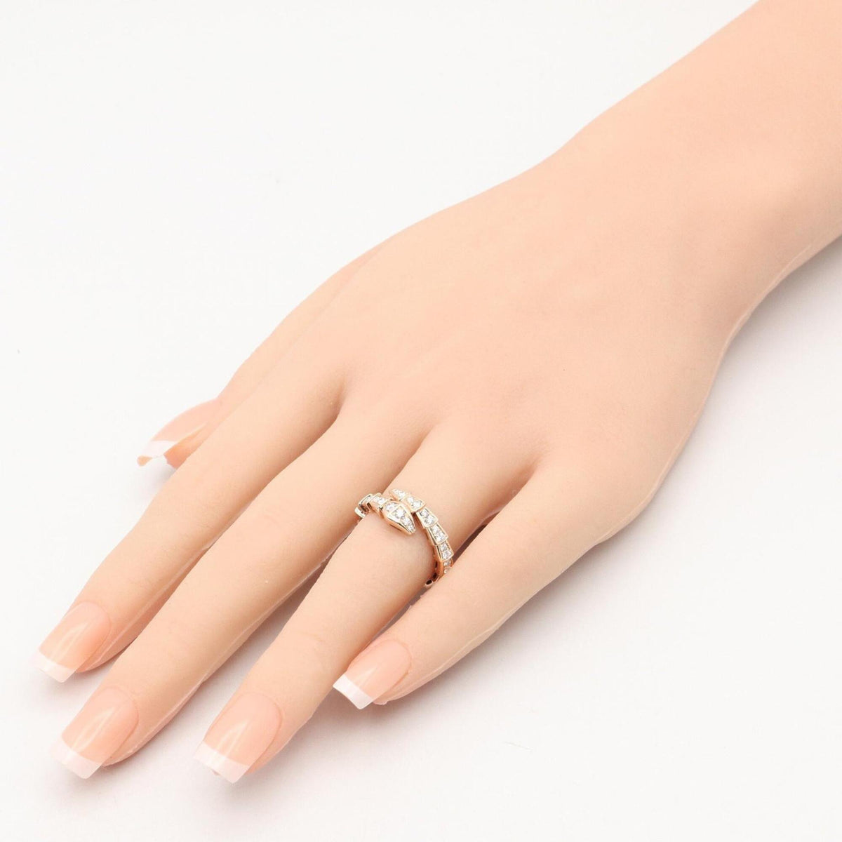 Bvlgari Gold Clear Band Ring (Pre-Owned)