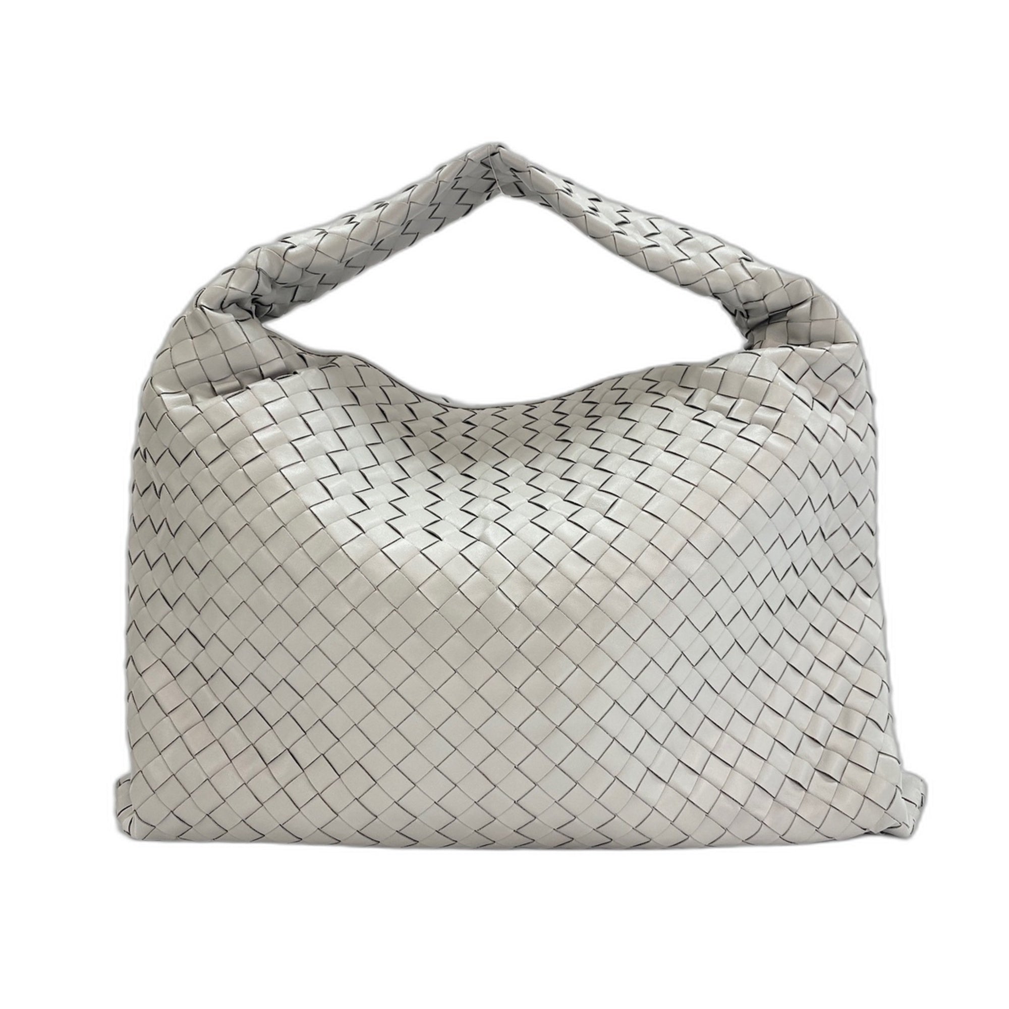 Bottega Veneta Gray Intrecciato Tote Bag (Pre-Owned)