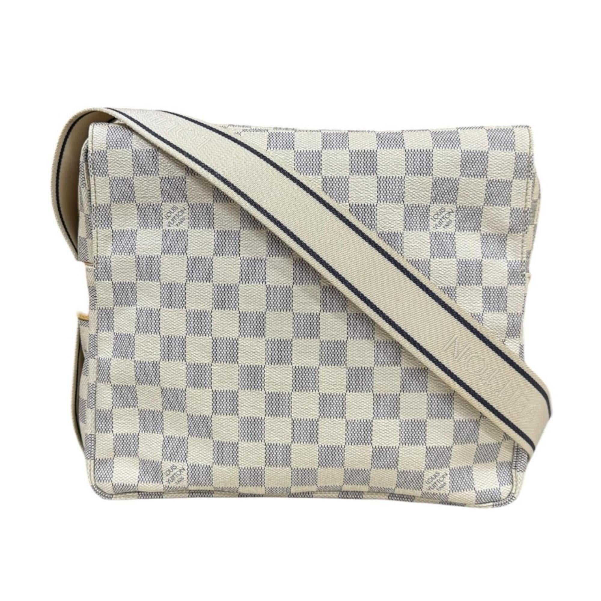 Louis Vuitton Damier Azur White Damier Azur Handbag Shoulder Bag (Pre-Owned)