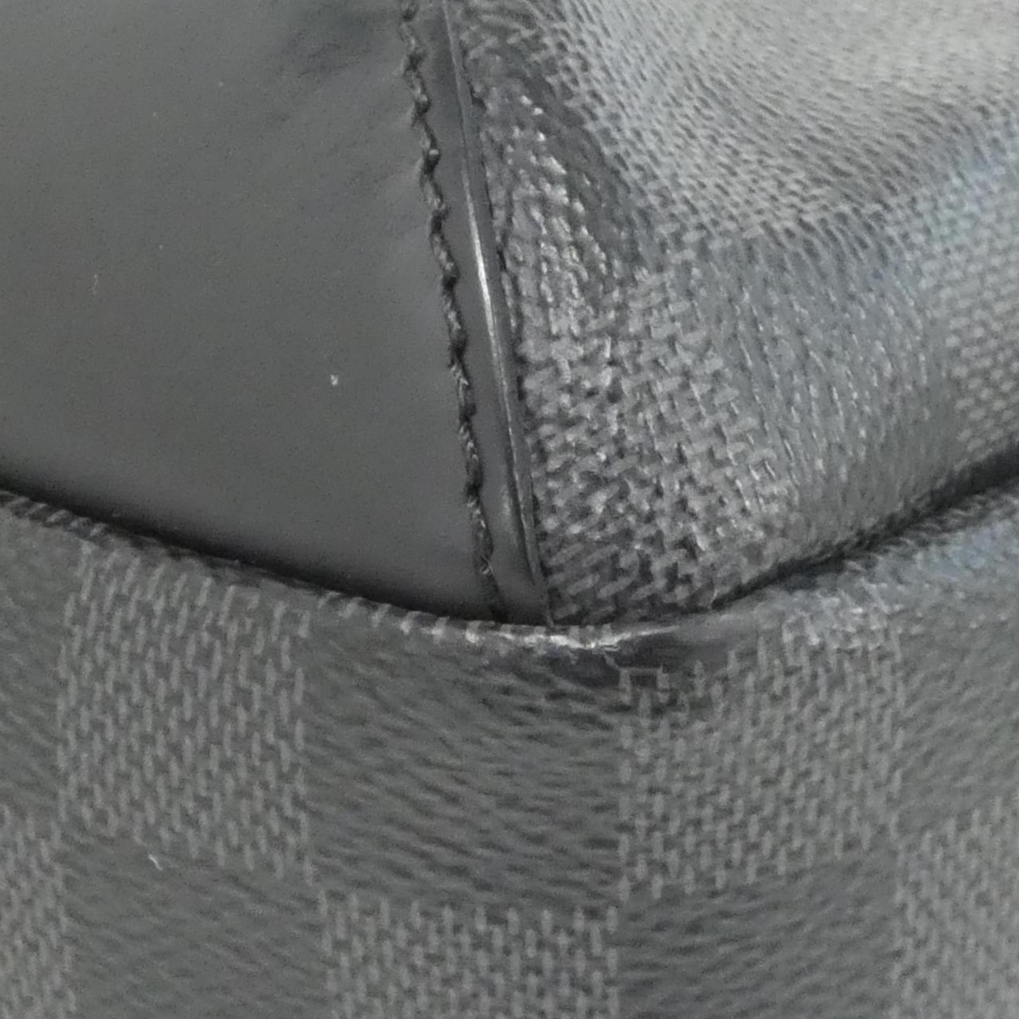 Louis Vuitton Graphite Coated Canvas Shoulder Bag (Pre-Owned)