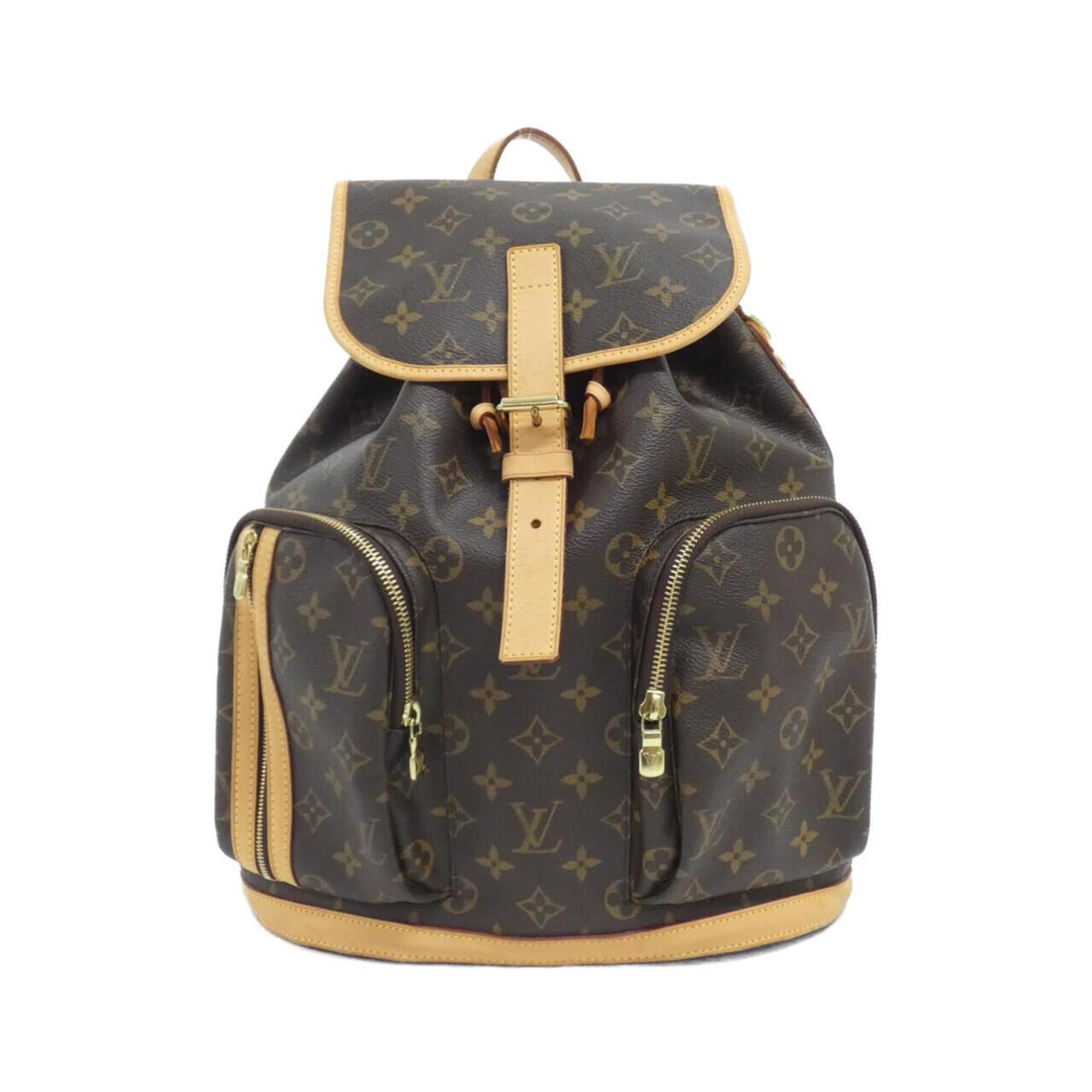 Louis Vuitton Marron Coated Canvas Backpack (Pre-Owned)