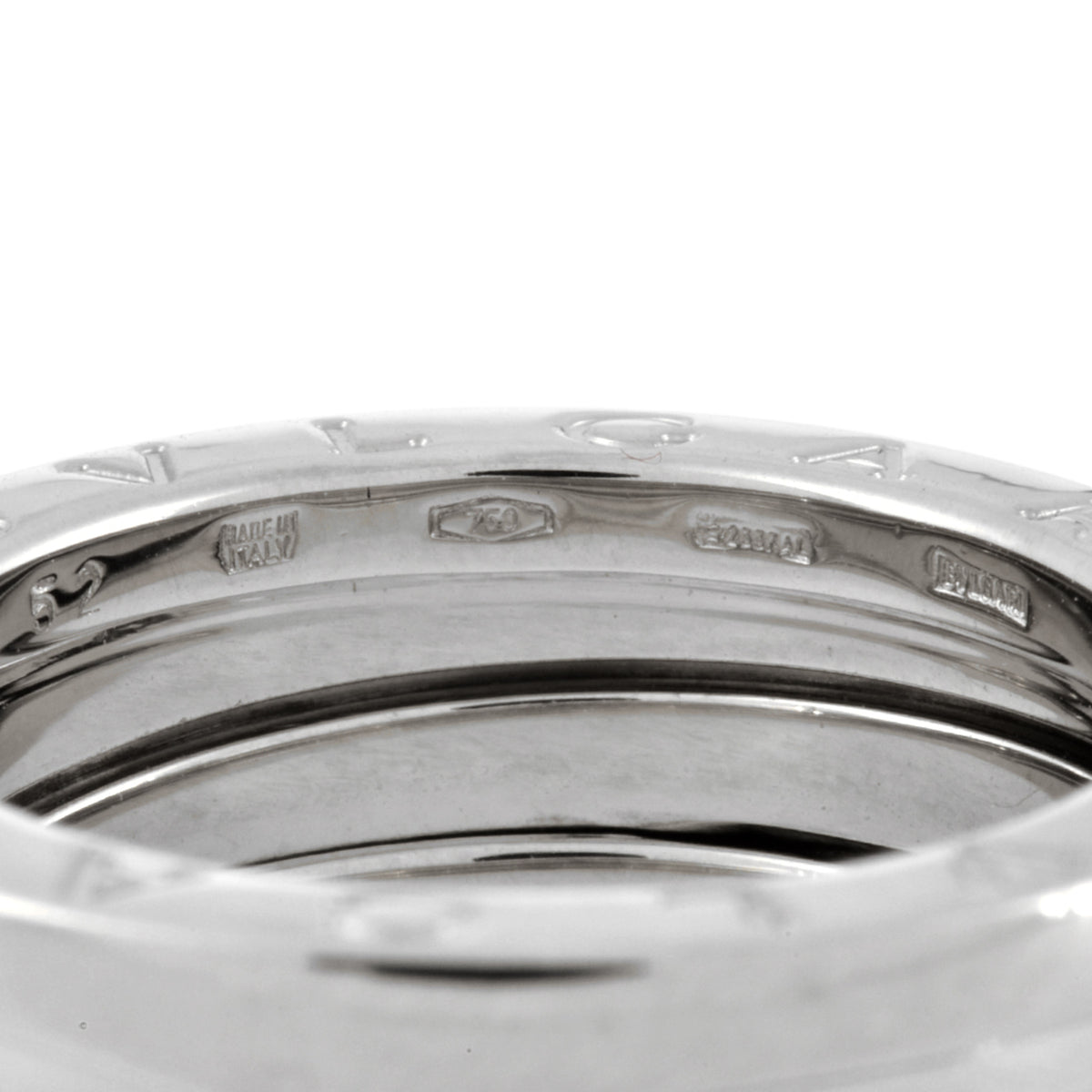 Bvlgari White Gold (18K) Band Ring (Pre-Owned)