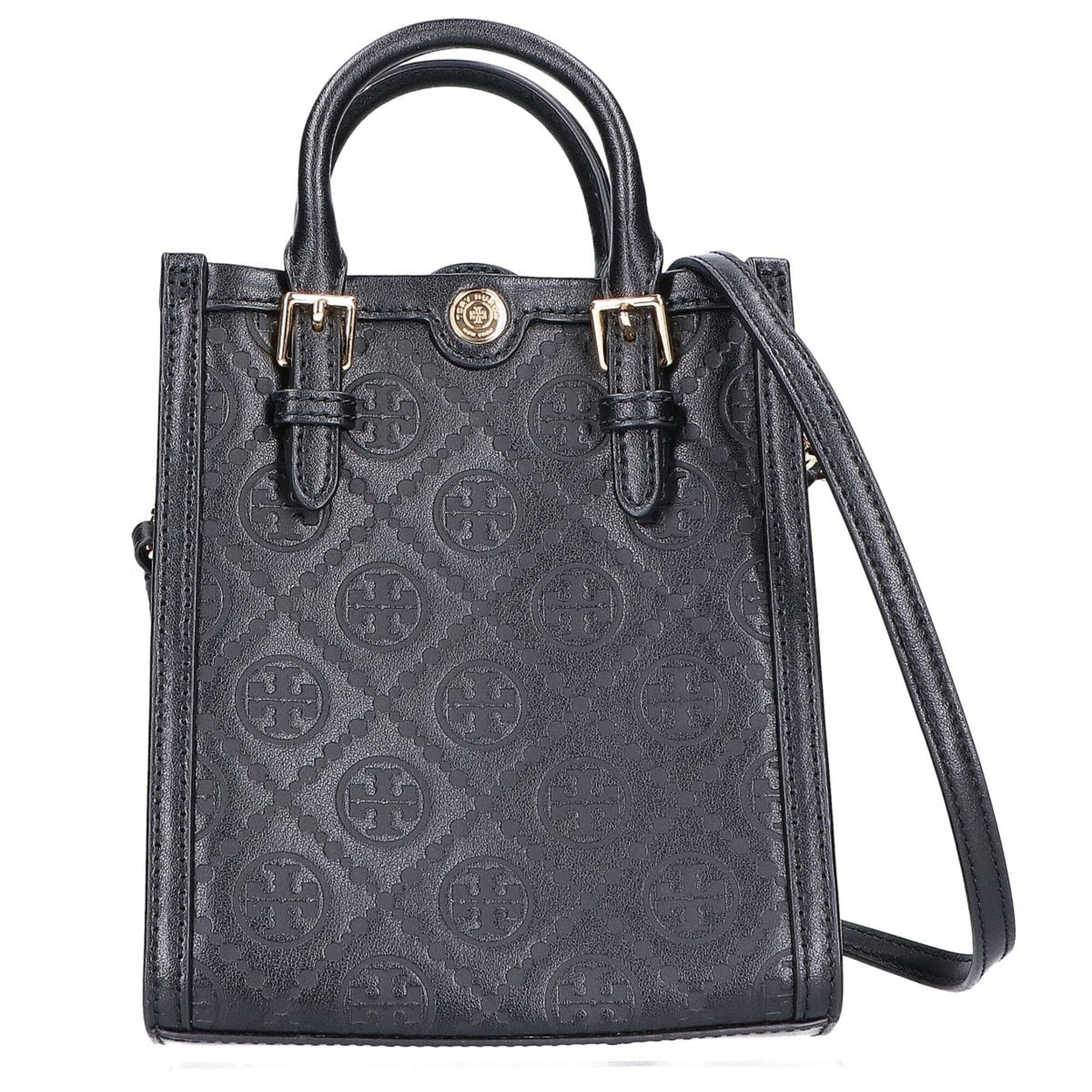 Tory Burch Black Leather Handbag (Pre-Owned)