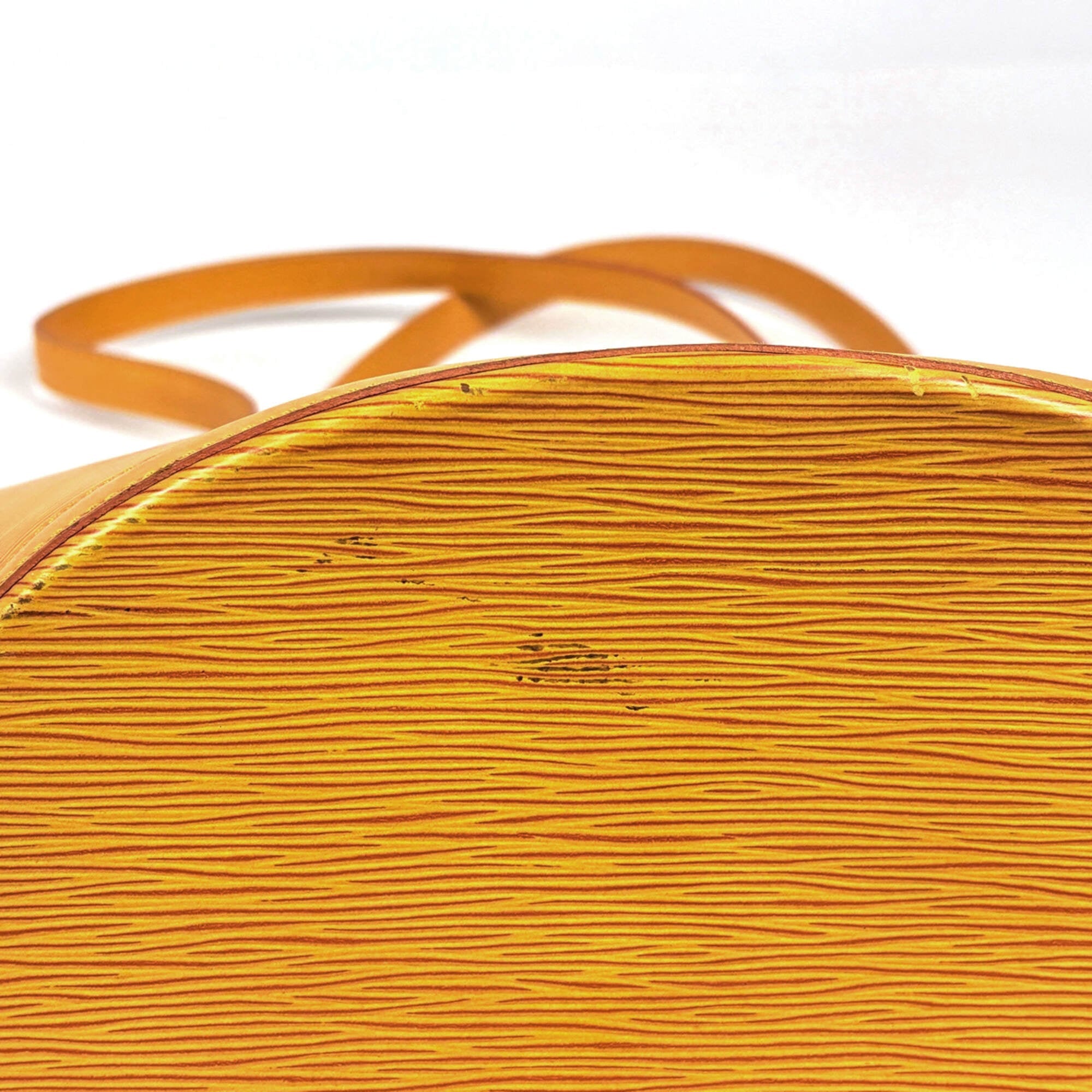 Louis Vuitton Yellow Epi Leather Shoulder Bag Tote Bag (Pre-Owned)