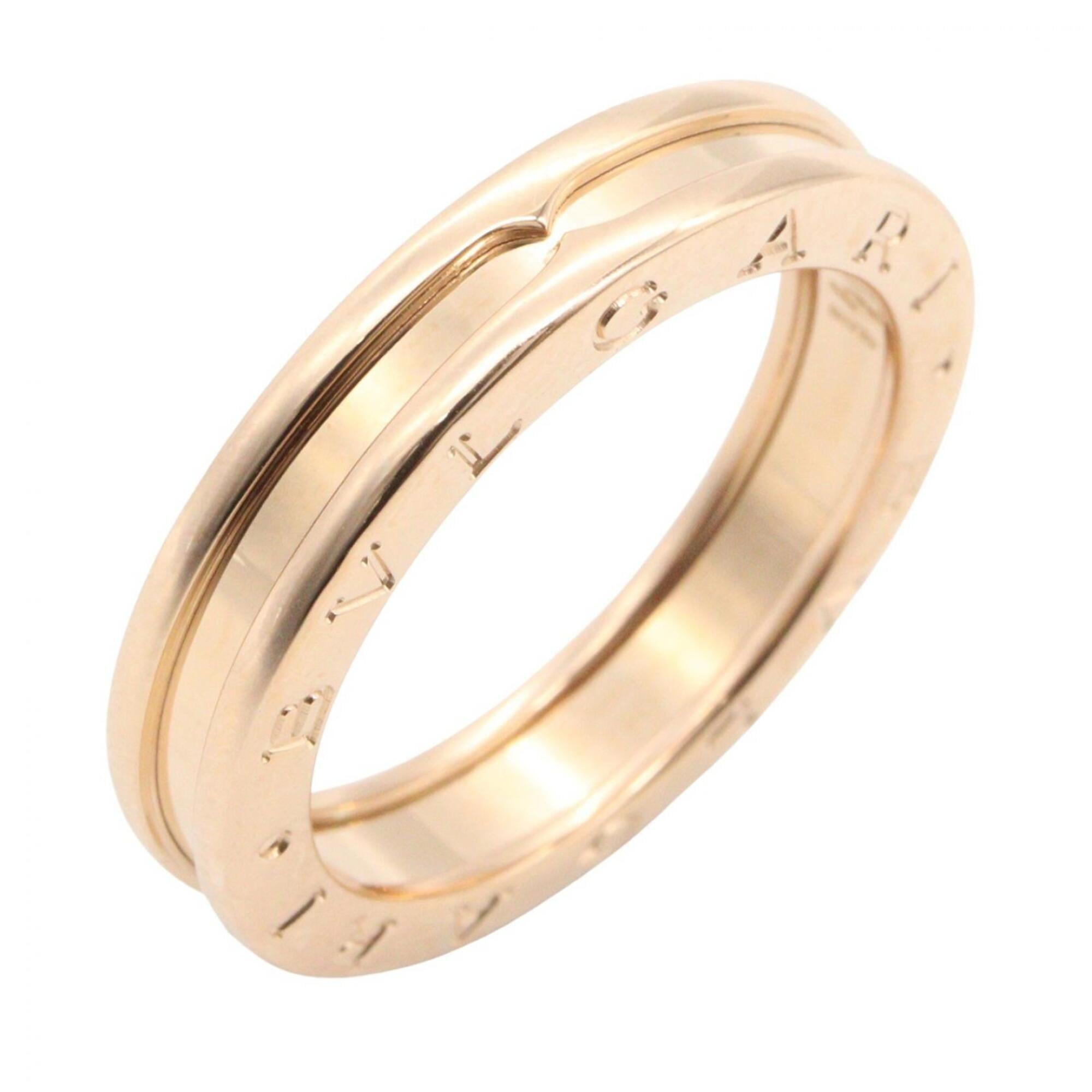 Bvlgari Gold Pink Gold (18K) Band Ring (Pre-Owned)