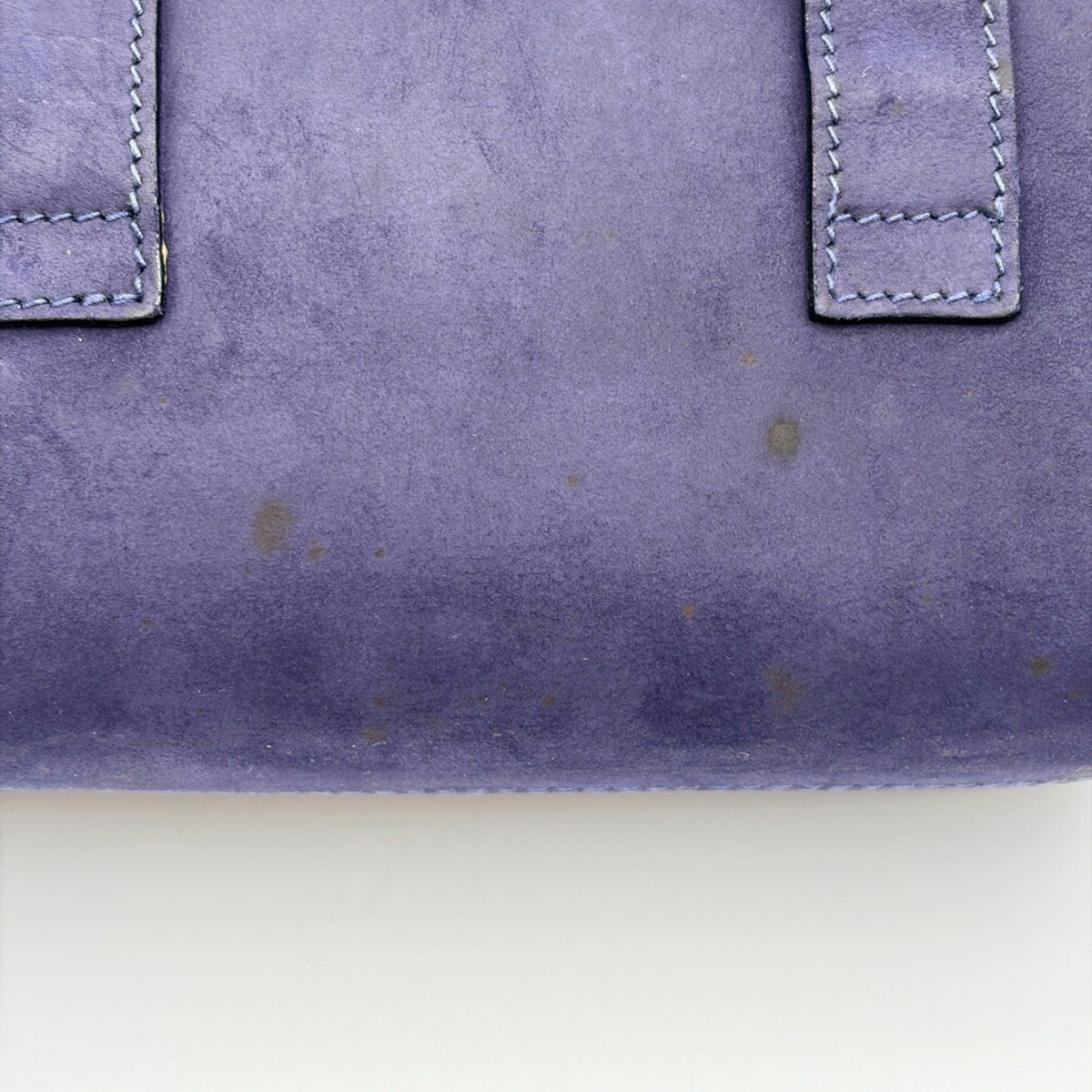 Salvatore Ferragamo Purple Suede Shoulder Bag (Pre-Owned)