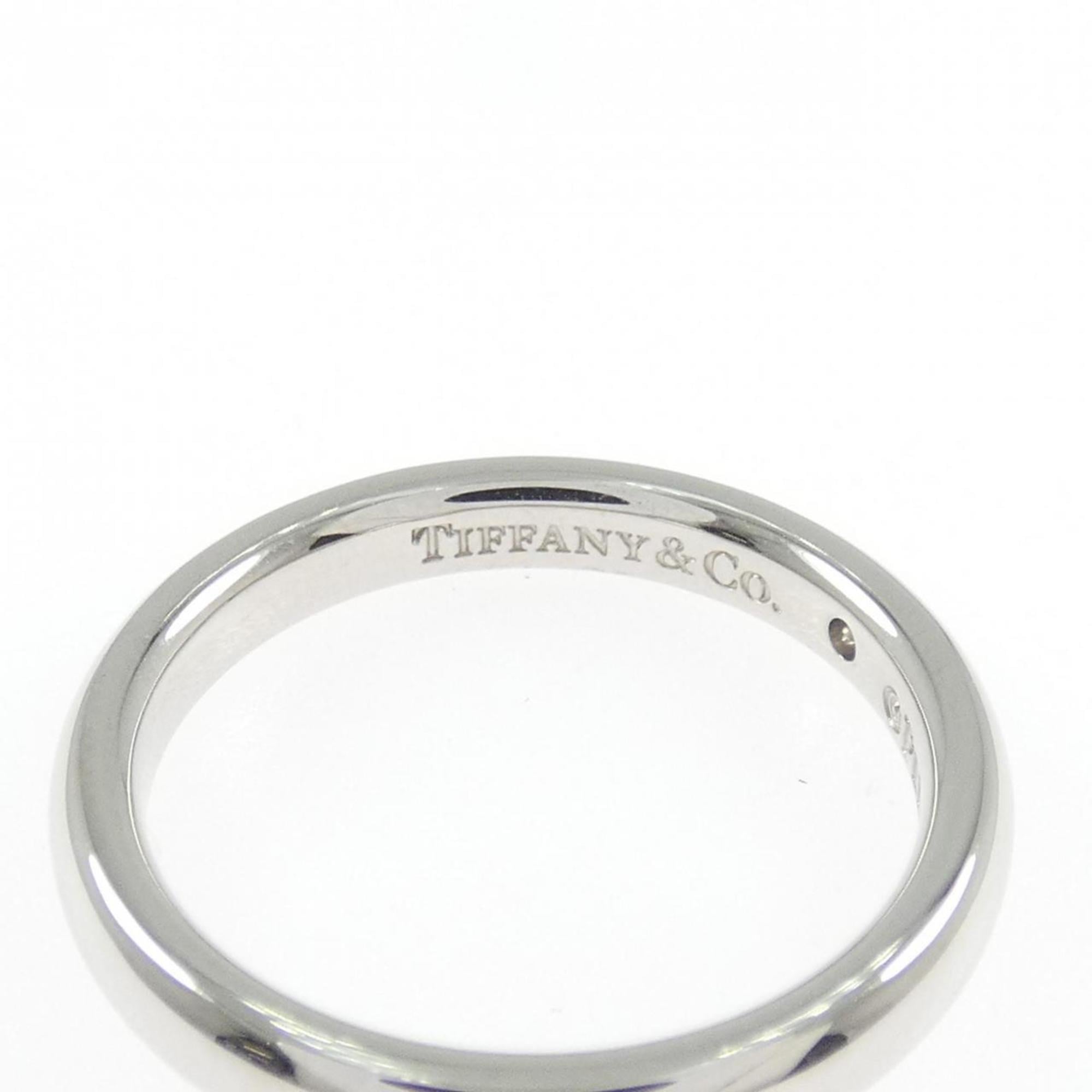 Tiffany Platinum Platinum 950 Band Ring (Pre-Owned)