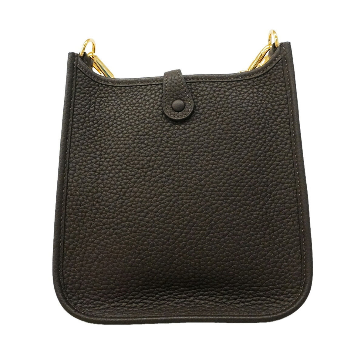 Hermes Brown Taurillon Clemence Leather Shoulder Bag (Pre-Owned)