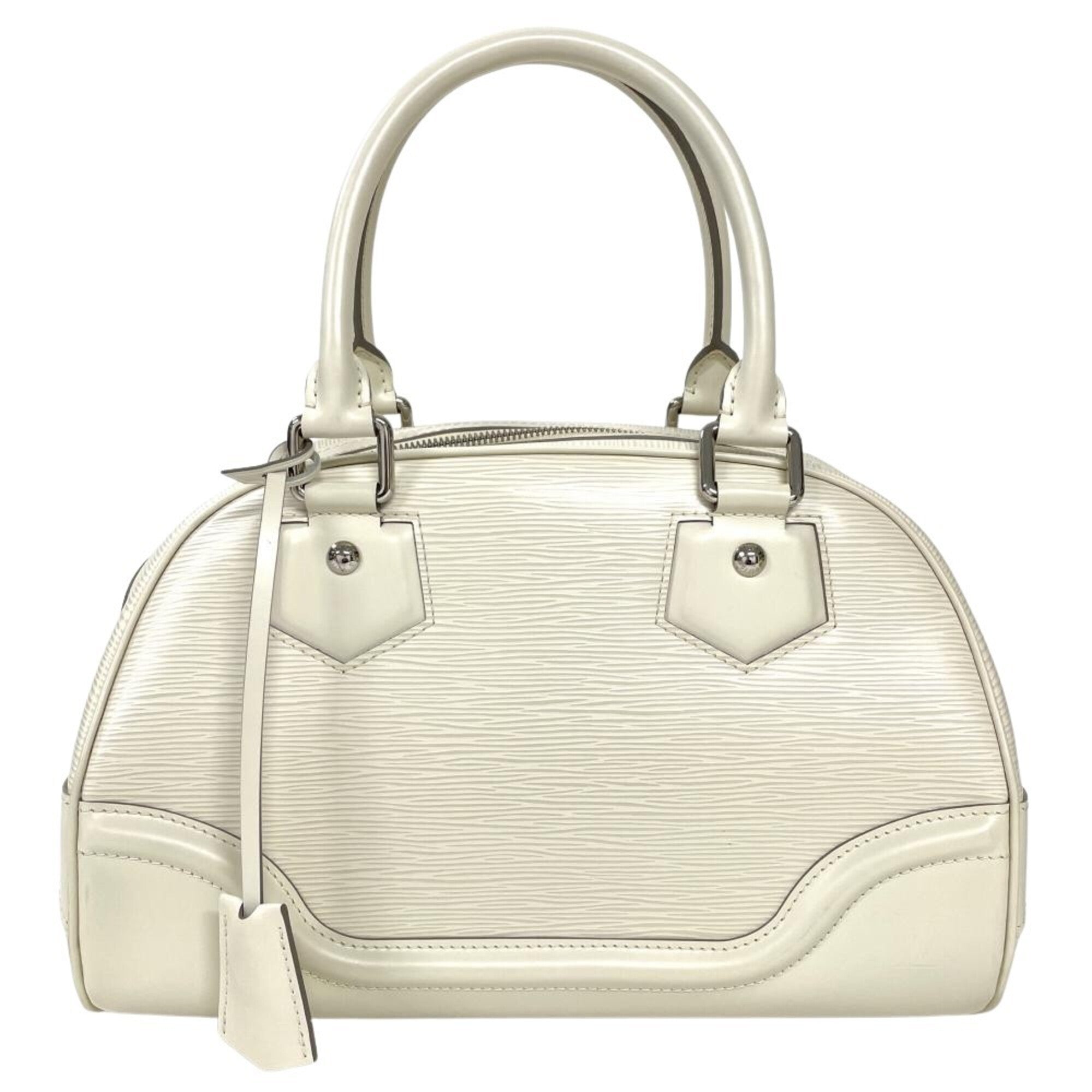 Louis Vuitton Beige Lv Off White Epi Leather Handbag (Pre-Owned)
