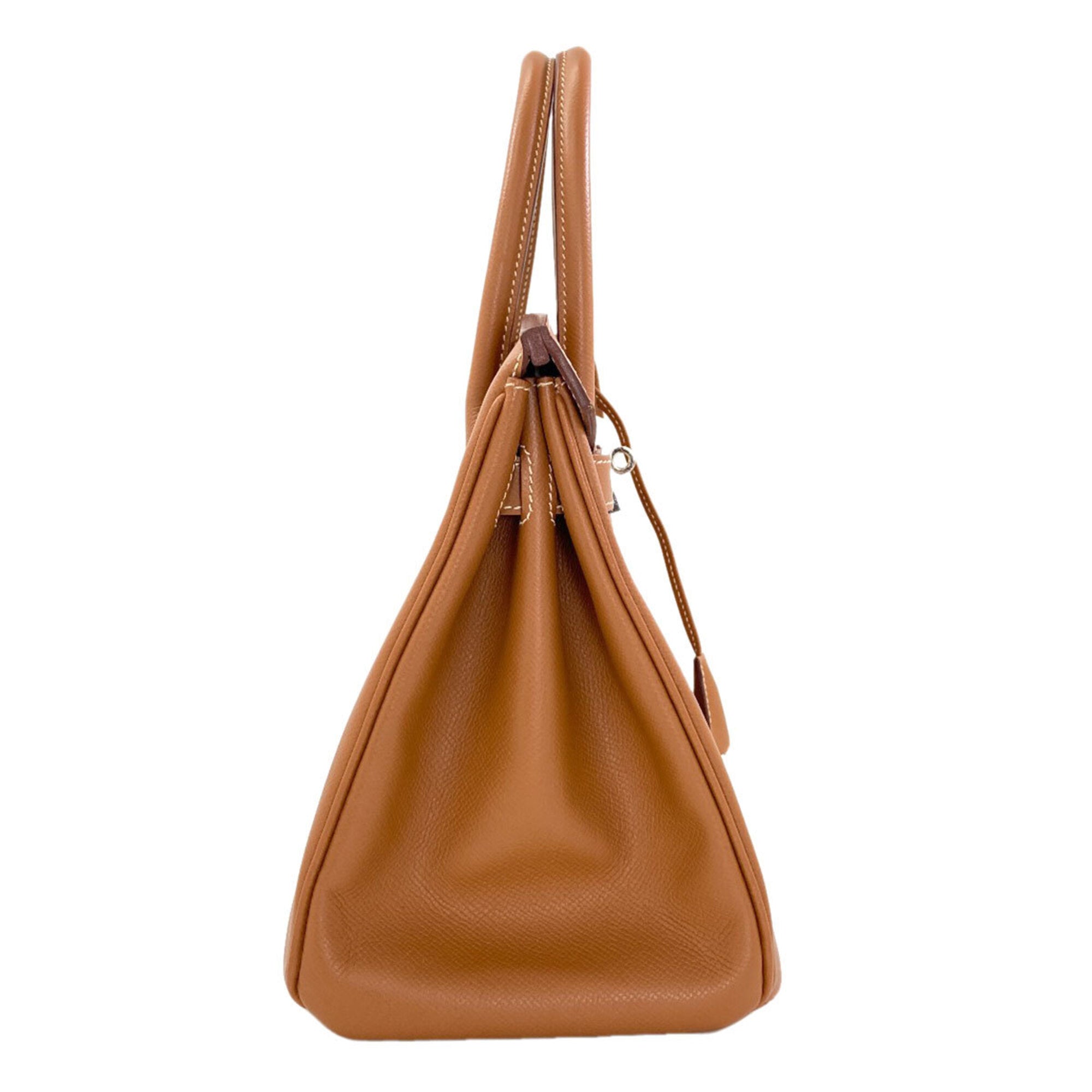 Hermes Gold Epsom Leather Handbag (Pre-Owned)