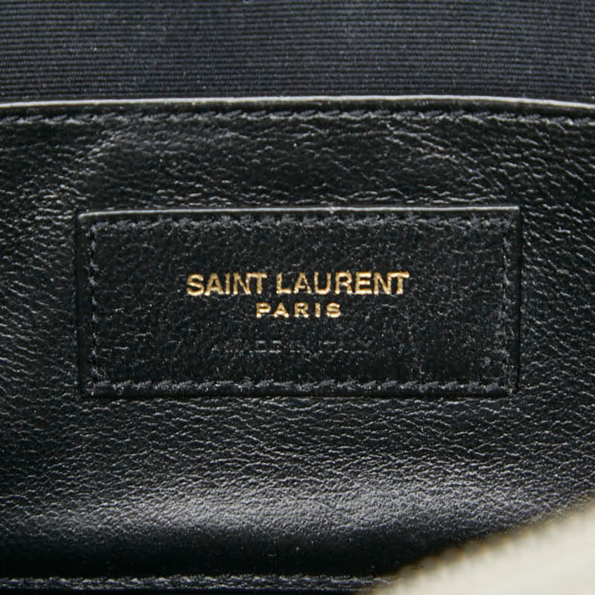 Saint Laurent White Leather Fanny Pack (Pre-Owned)