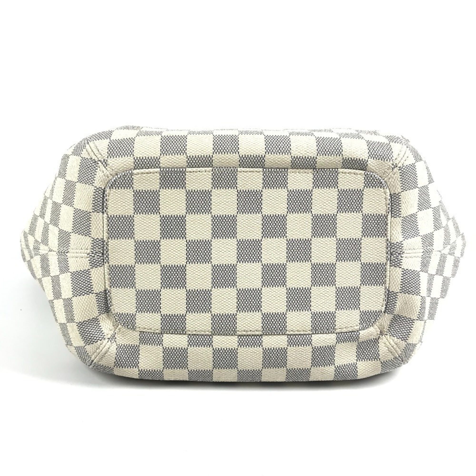 Louis Vuitton Damier Azur White Damier Azur Shoulder Bag Tote Bag (Pre-Owned)