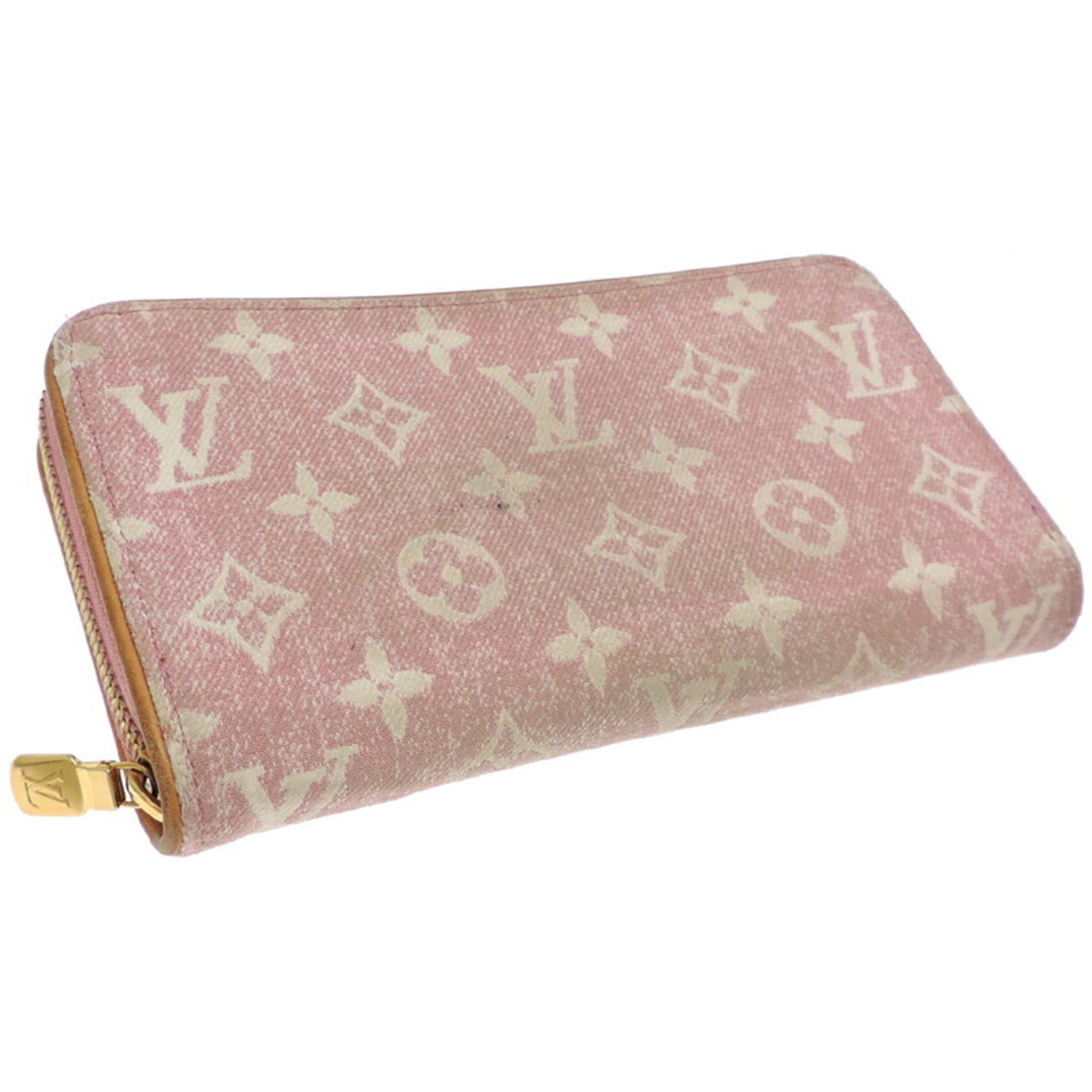 Louis Vuitton Pink Monogram Long Wallet (Bi-Fold) (Pre-Owned)