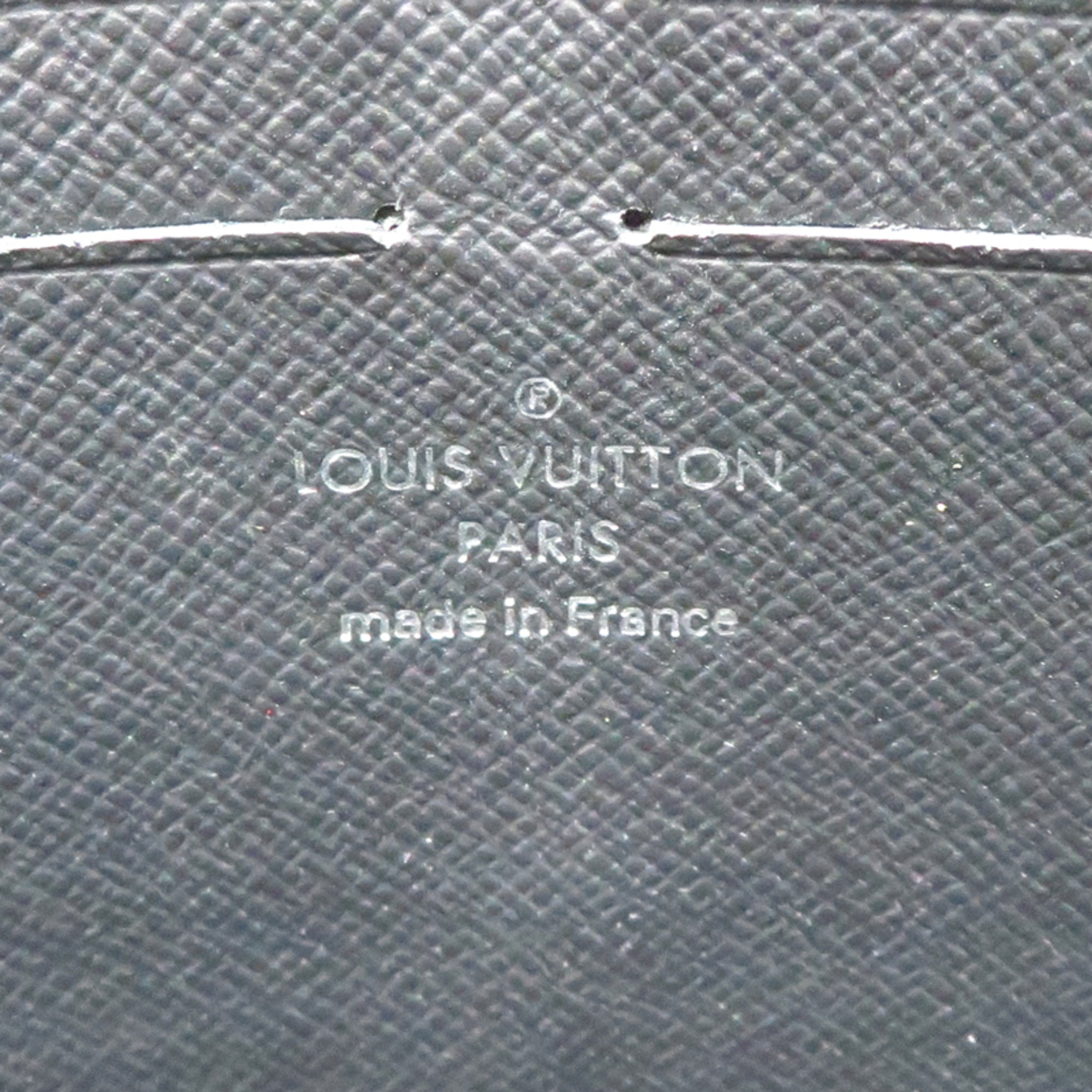 Louis Vuitton Black Blue Damier Graphite Clutch Bag (Pre-Owned)